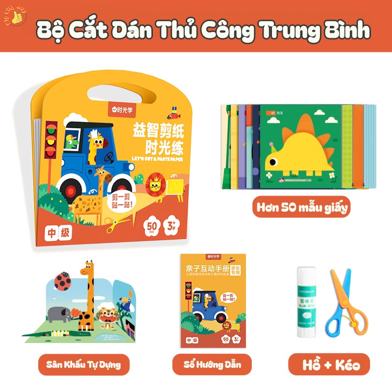 Cắt Dán Thủ Công Siêu Đáng Yêu Cho Bé_thumbnail_1