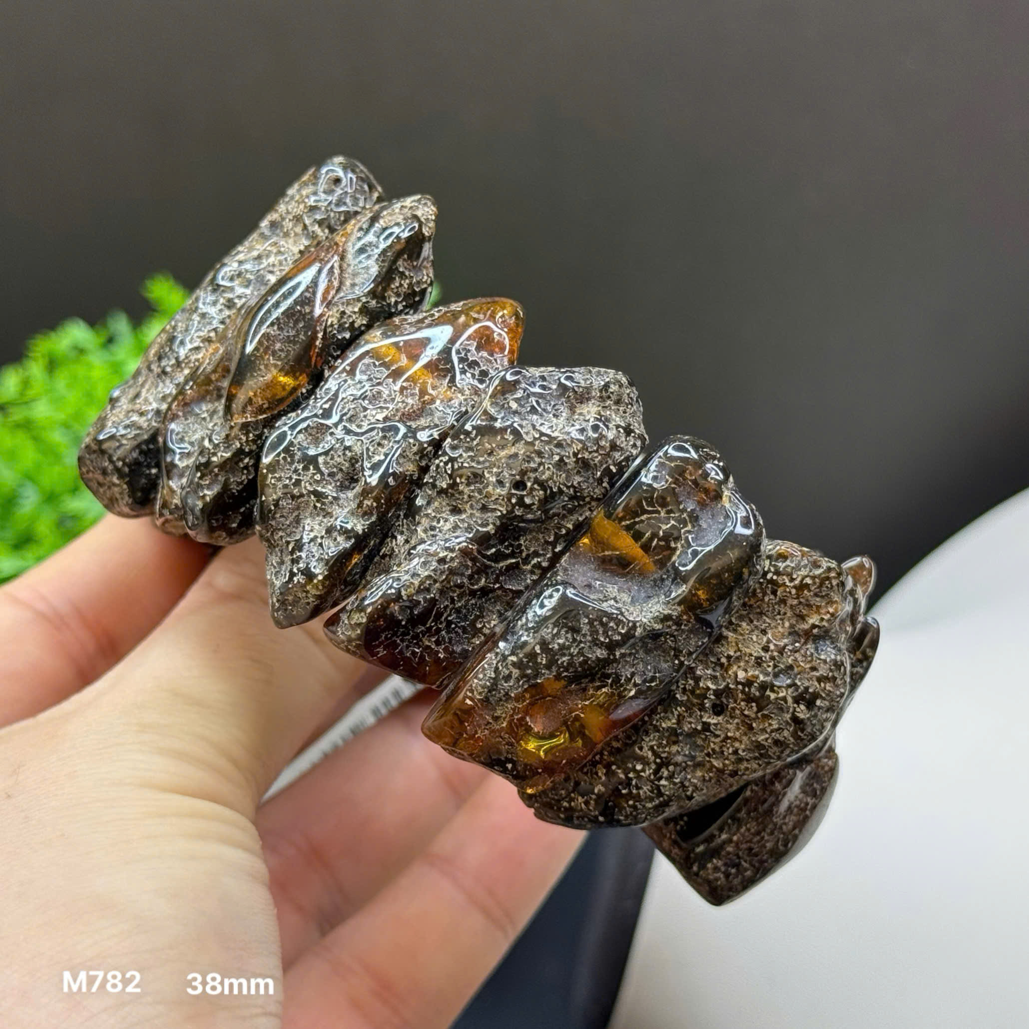 Lắc Bản Rêu Dáng Tự Do - M782