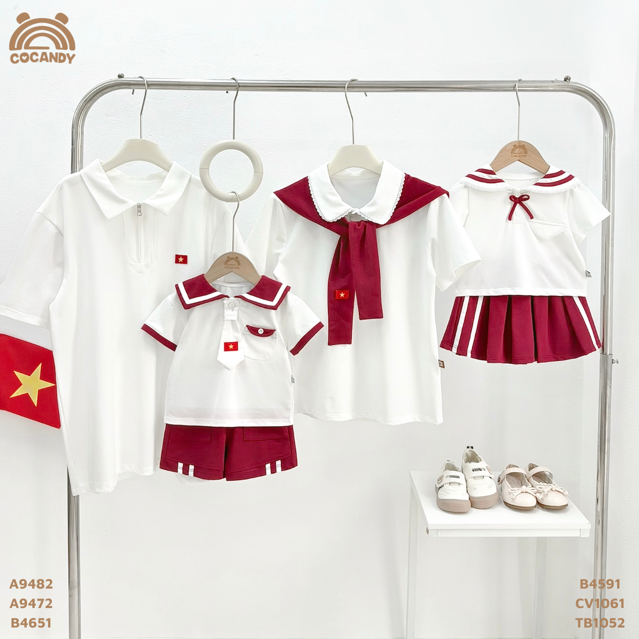 Áo cộc TRẮNG polo cổ sen NỮ_thumbnail_4