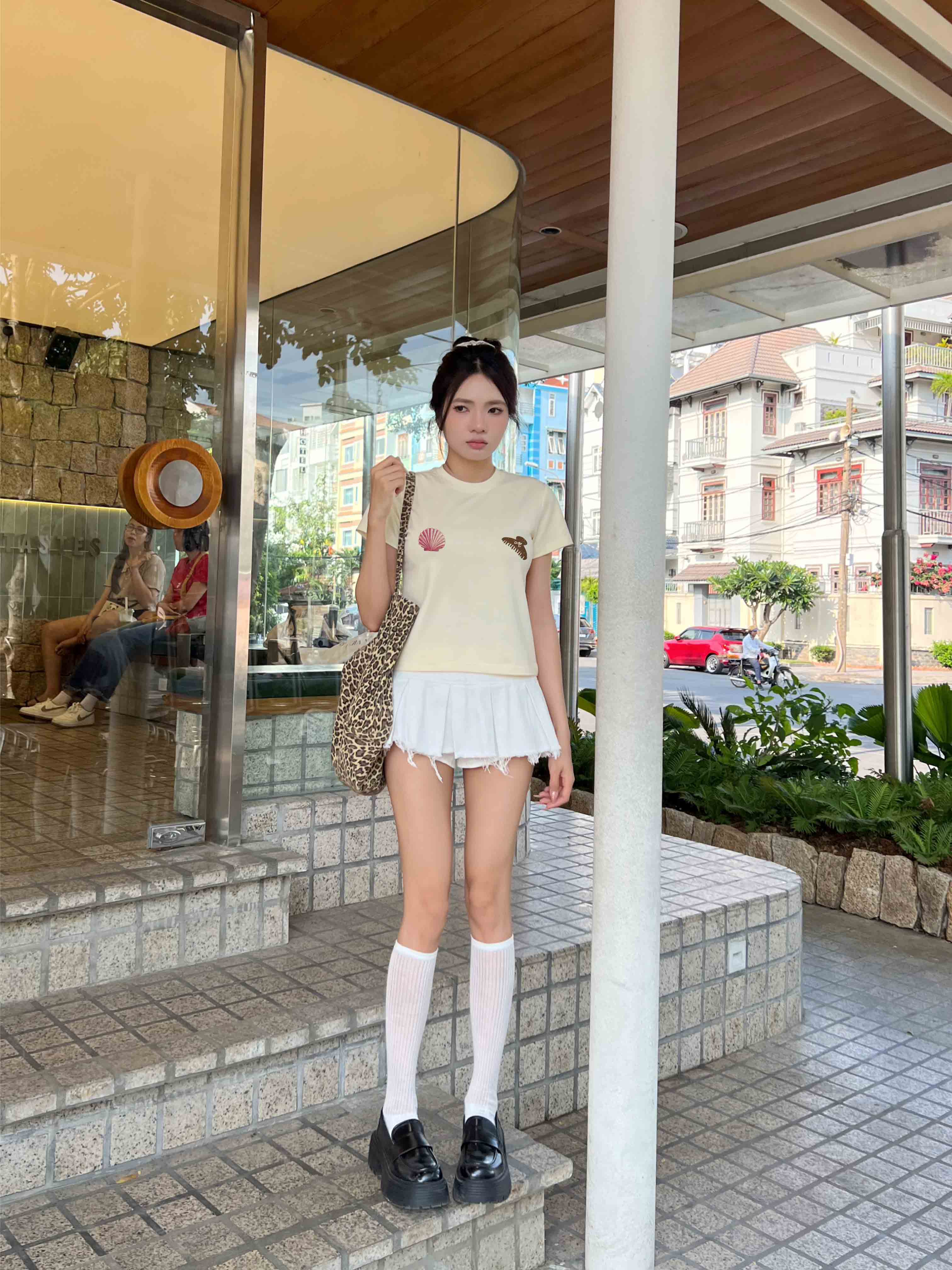 Áo baby tee ôm body hè biển 2192 Miucho cổ tròn vải cotton 4c thoáng mát in mix_thumbnail_5