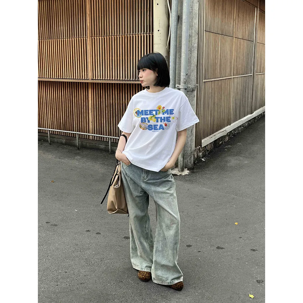 Áo thun nam nữ form boxy hè biển Miucho 3383_thumbnail_2