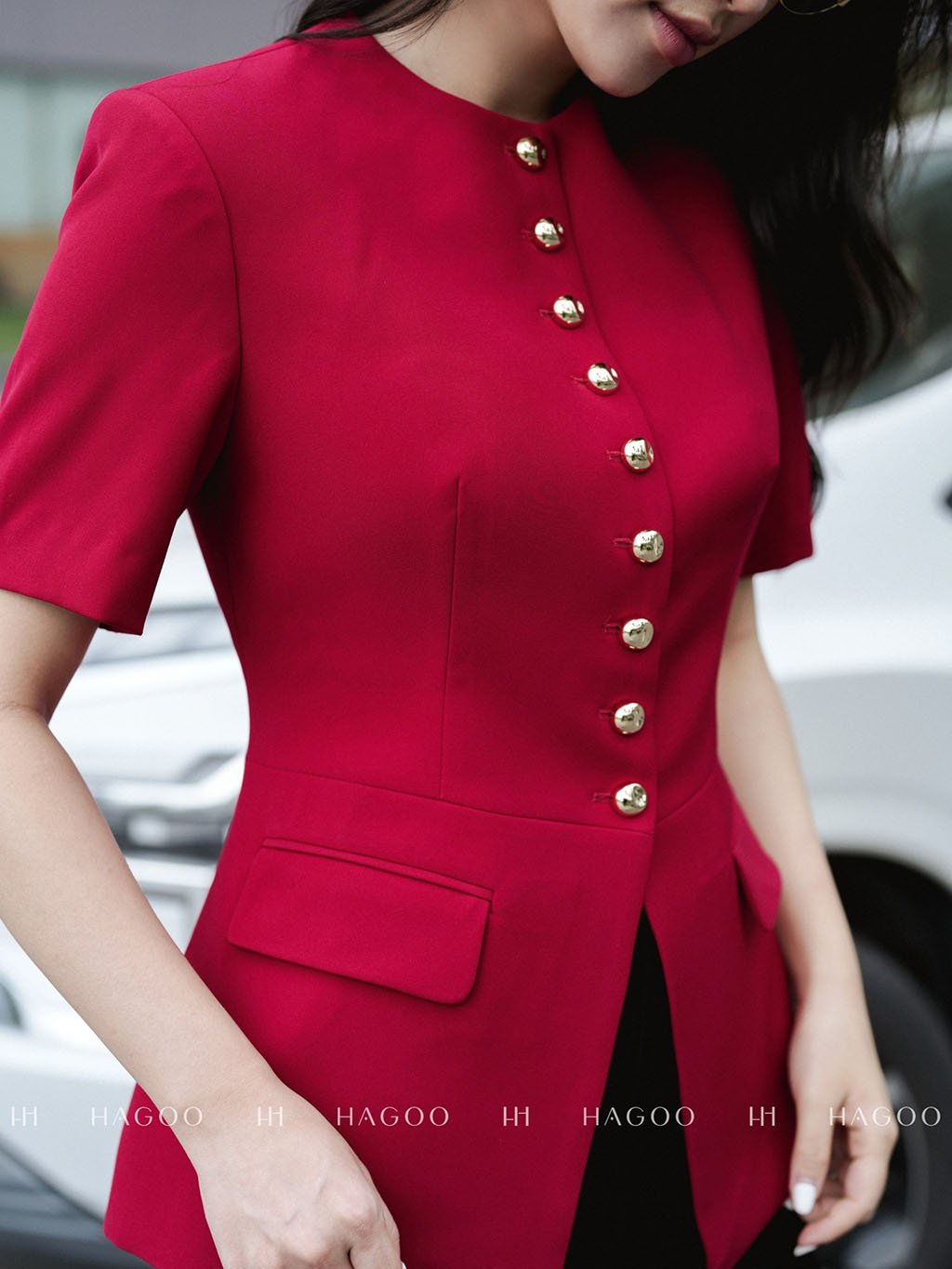 Áo ký giả cổ leo hàng cúc bọc_thumbnail_6