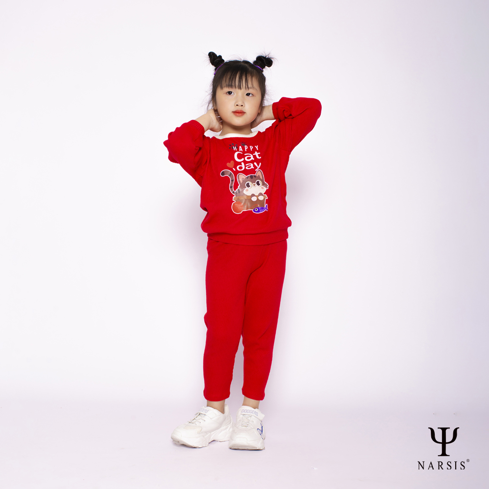 BỘ THU ĐÔNG BÉ GÁI NARSIS, ĐỒ BỘ THU ĐÔNG BÉ GÁI ,CHẤT LIỆU COTTON CAO CẤP KM2037 NARSIS CHẤT LIỆ...