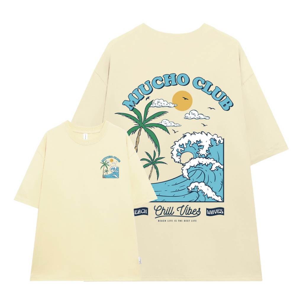 Áo phông nam mùa hè đi biển form rộng nhiều màu ATD1034 Miucho Man tay ngắn cổ tròn in mix_thumbnail_11