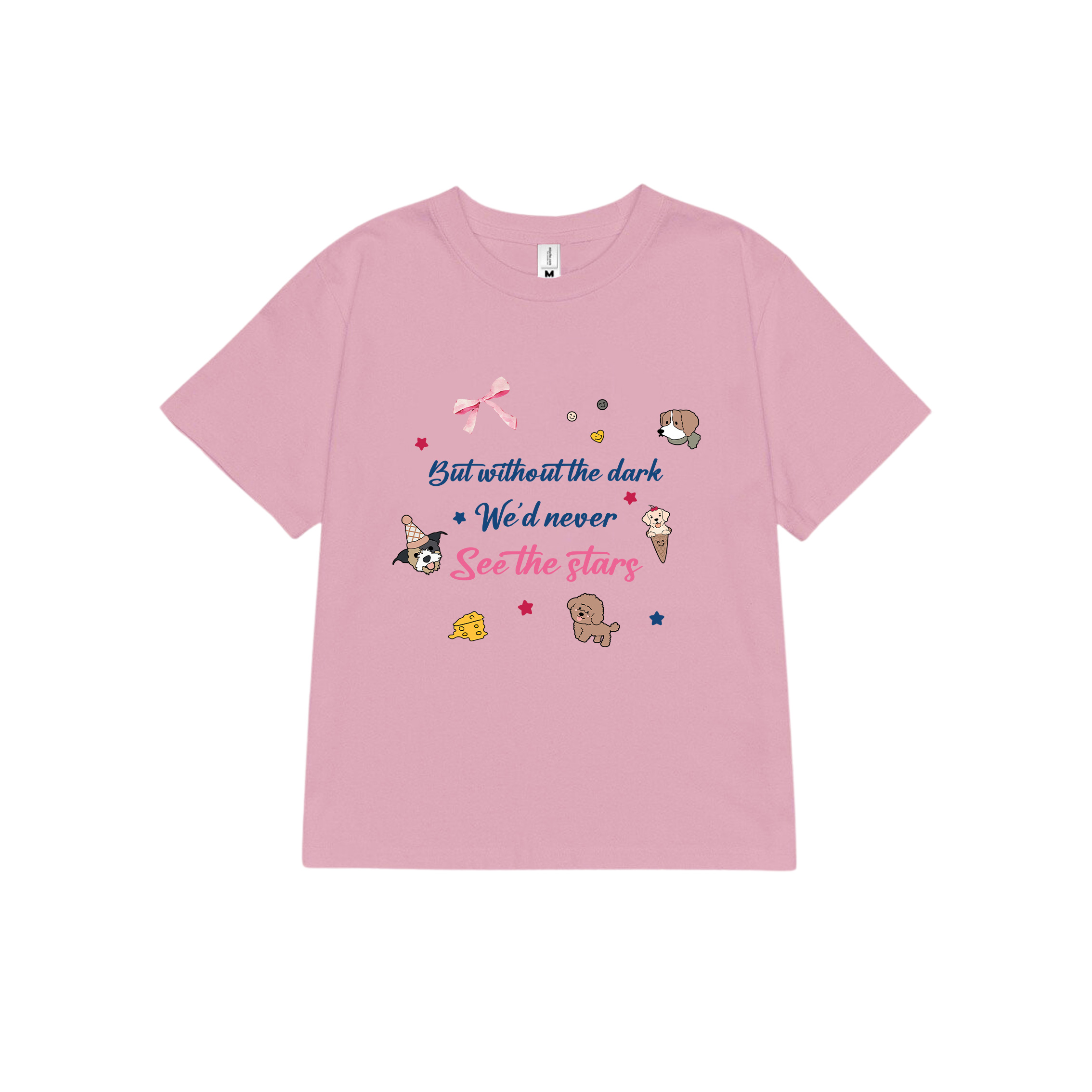 Áo thun baby tee nơ conquette xinh form ôm ABD1313 Miucho tay ngắn cổ tròn hotrend in mix_thumbnail_14