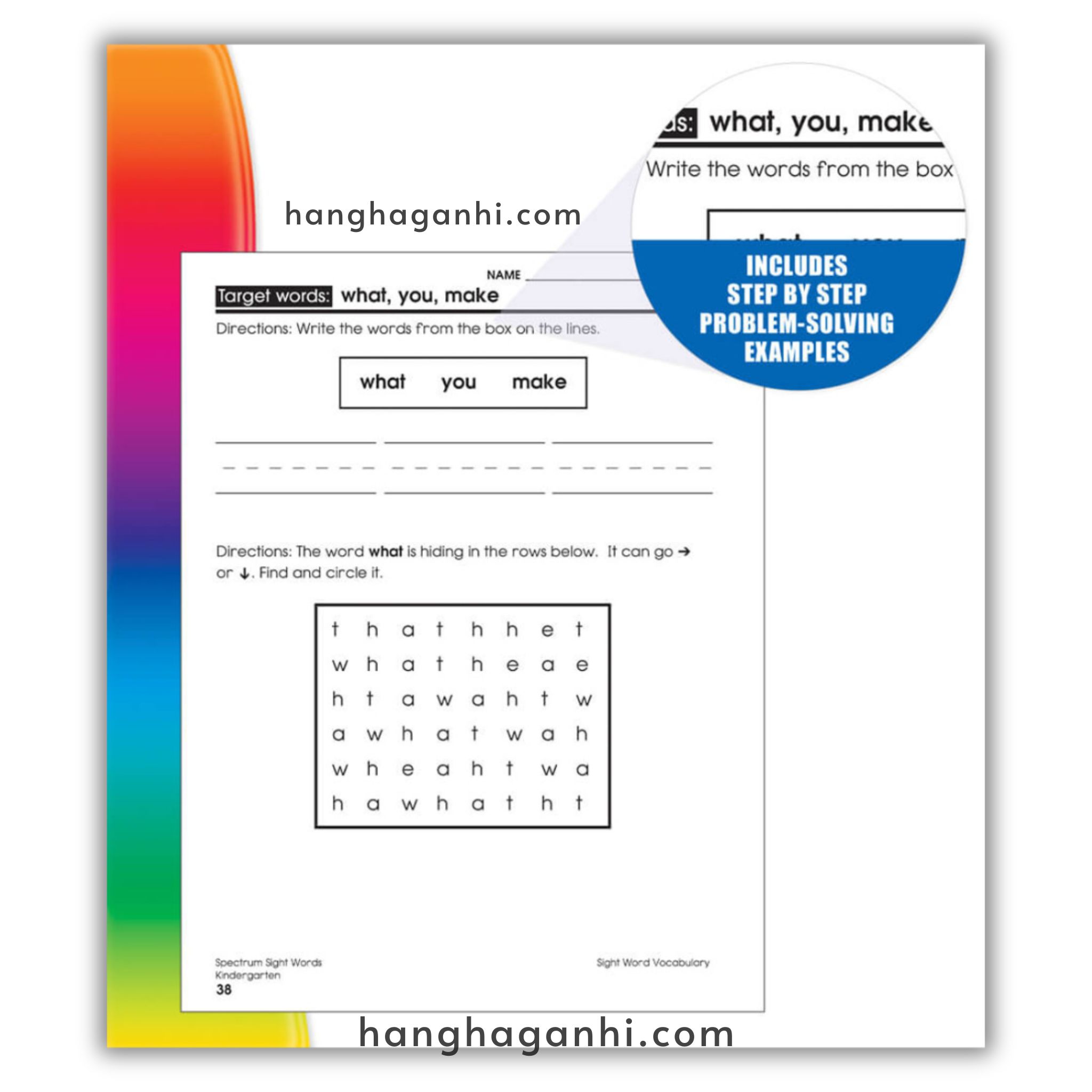 Sách Spectrum Sight Words Workbook Grade K_thumbnail_5