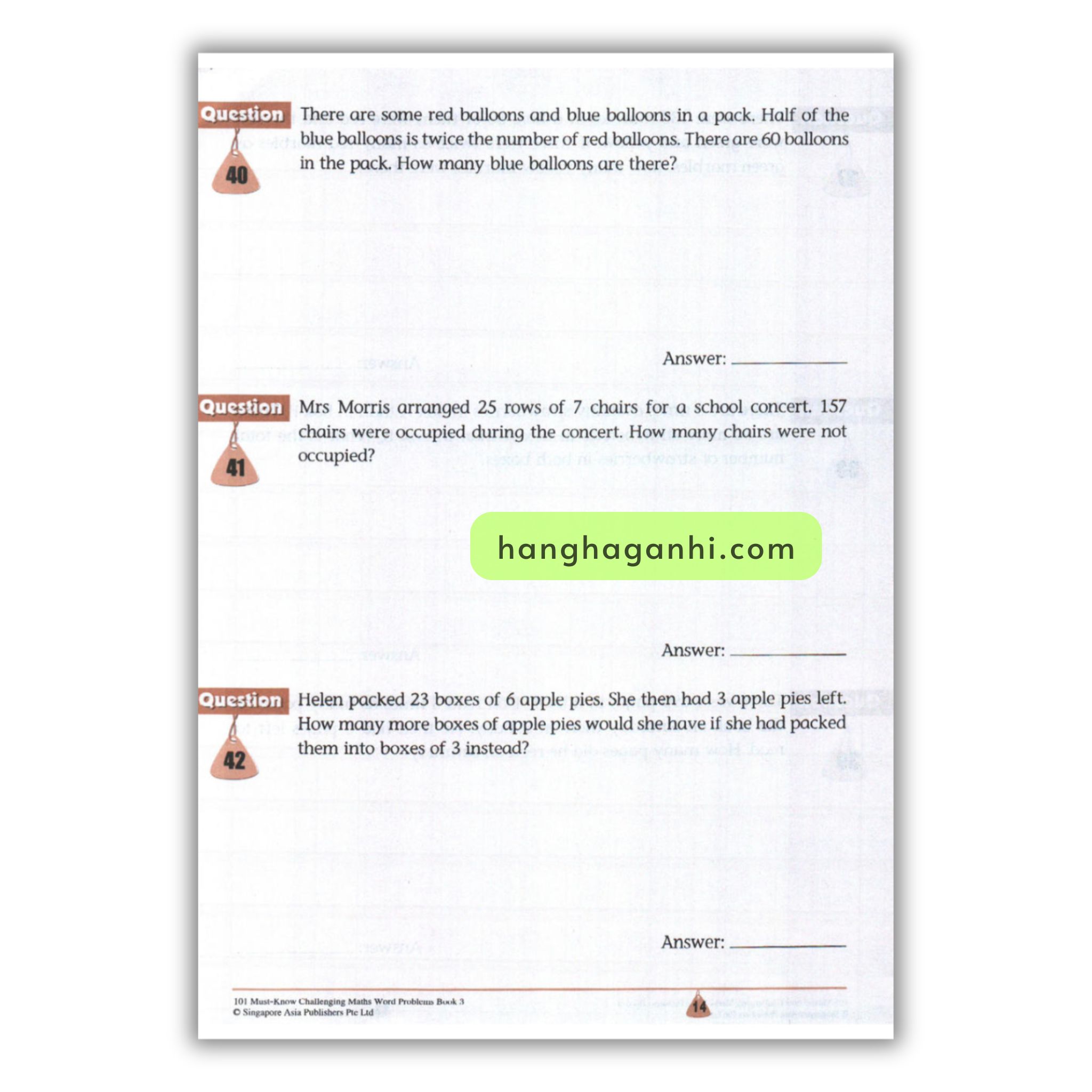 [Sách] 101 Must- Know Challenging Maths Word Problems Book 3_thumbnail_10