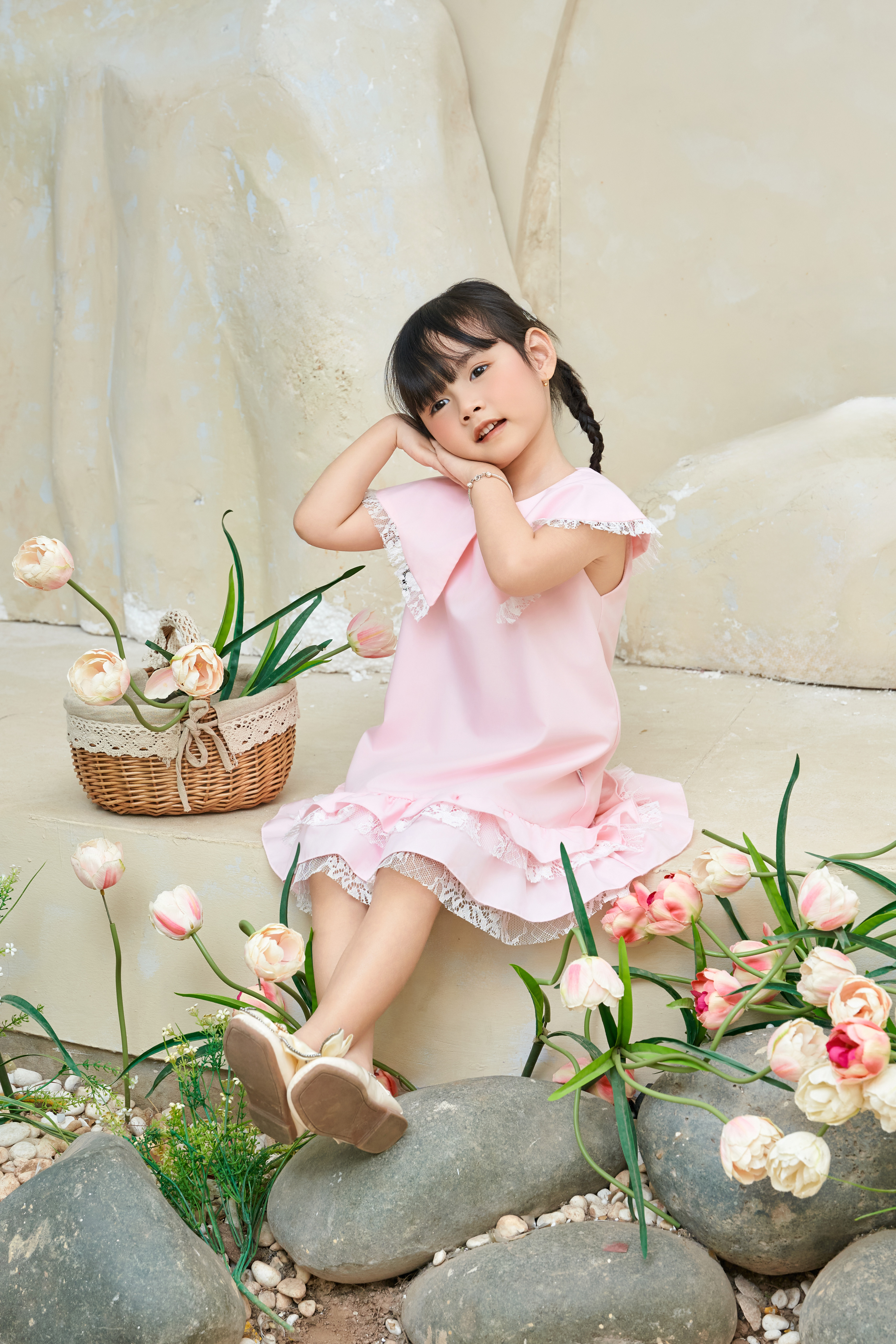 Váy đuôi cá phối ren hai tầng_thumbnail_0