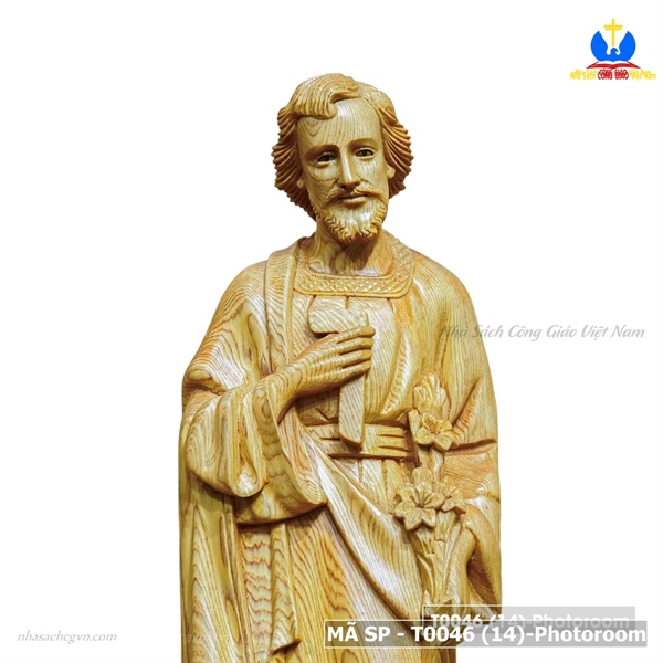 Bộ bàn thờ gỗ Pơmu Ban ơn tượng 50cm mẫu 02_thumbnail_2