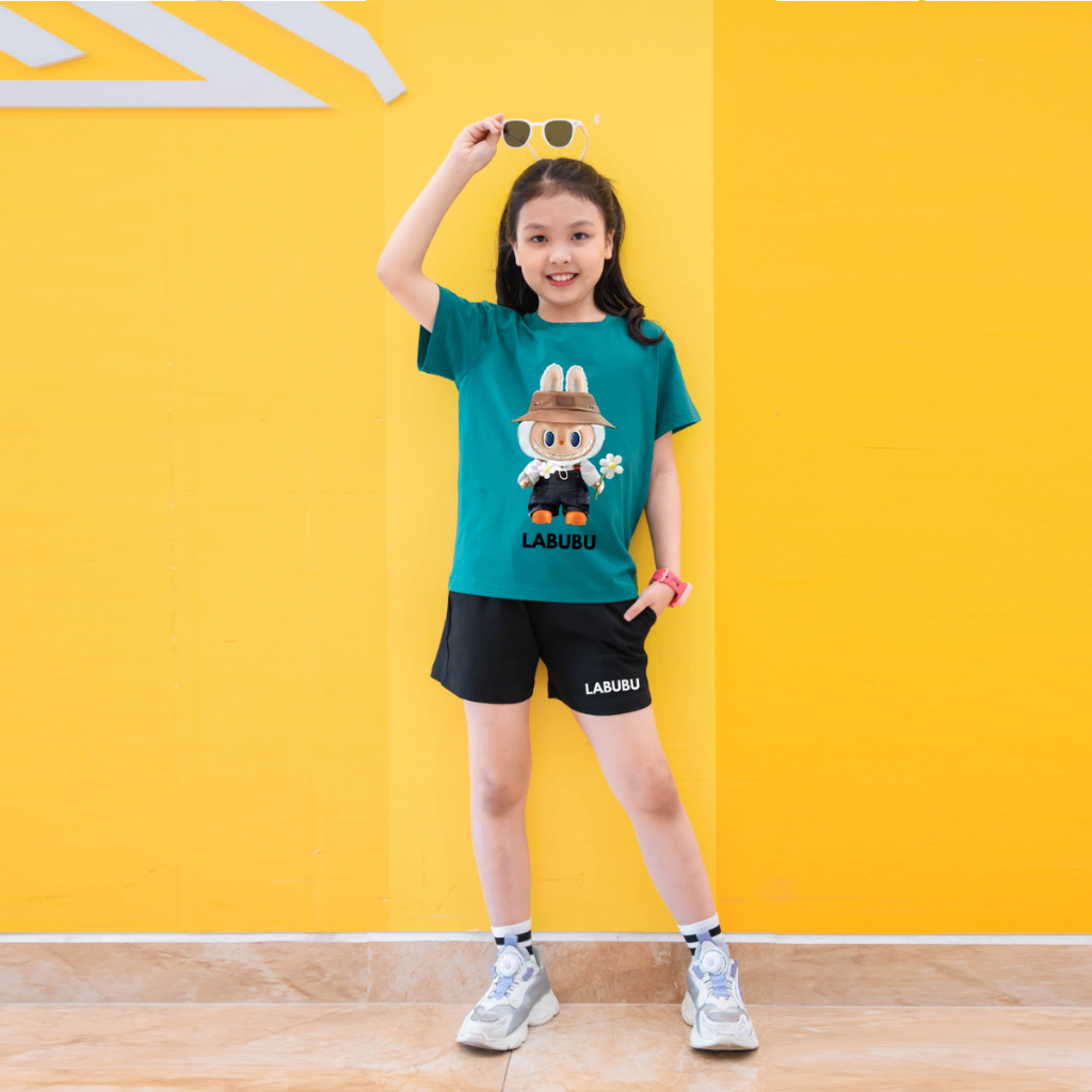 Bộ quần áo bé gái in hình Labubu - Loza Kids SB93_thumbnail_3