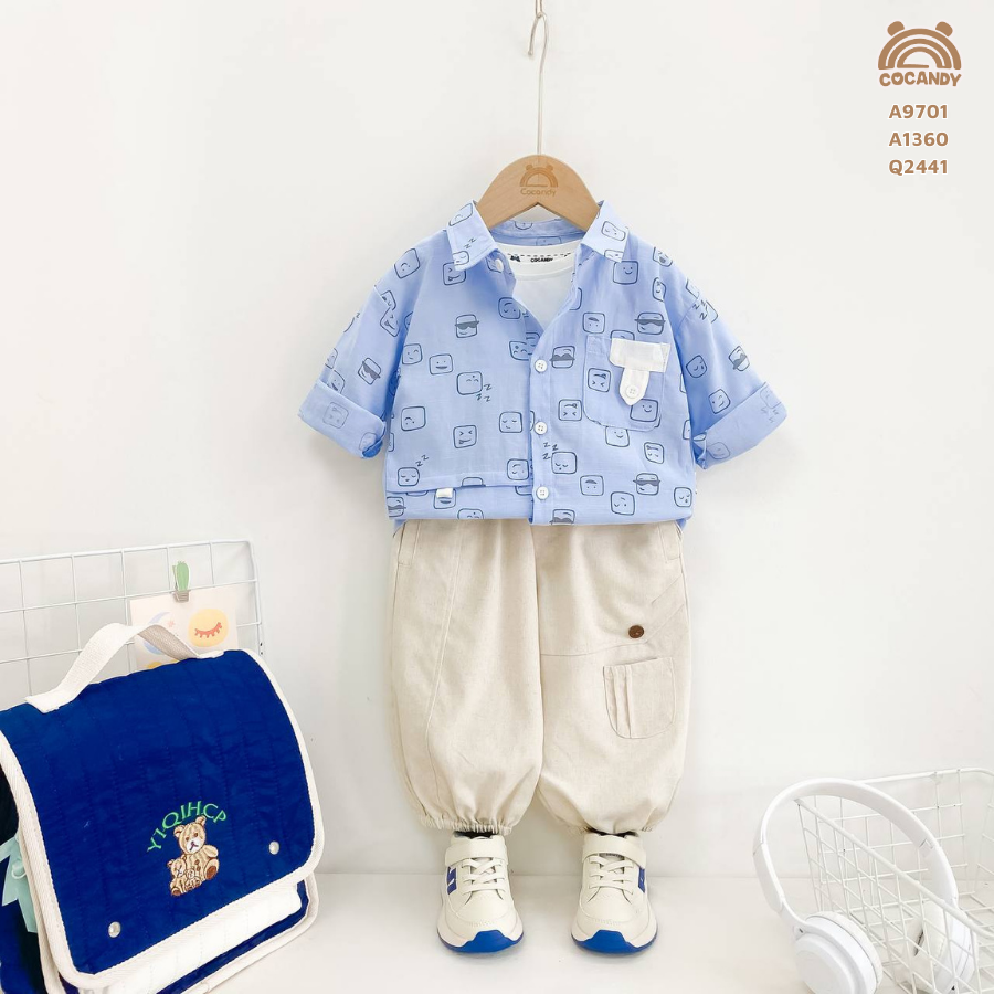 Áo dài XANH sơ mi họa tiết icon_thumbnail_1