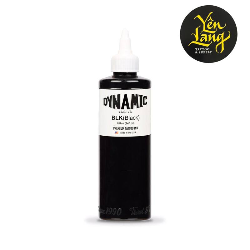Dynamic Tattoo Ink Black (BLK) - 8 oz.