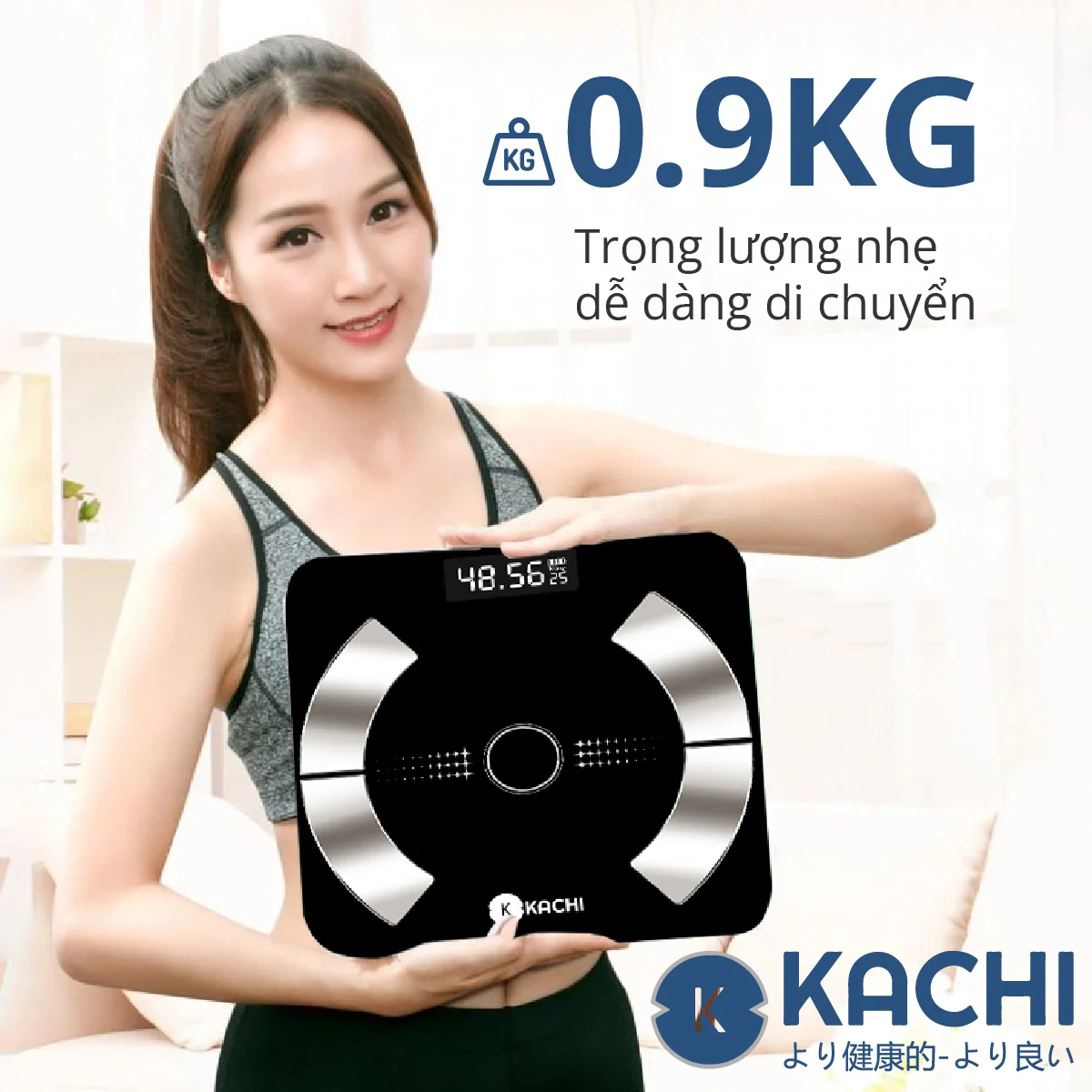 Cân Điên Tử Bluetooth Phân Tích Chỉ Số Cơ Thể Kachi MK223_thumbnail_3