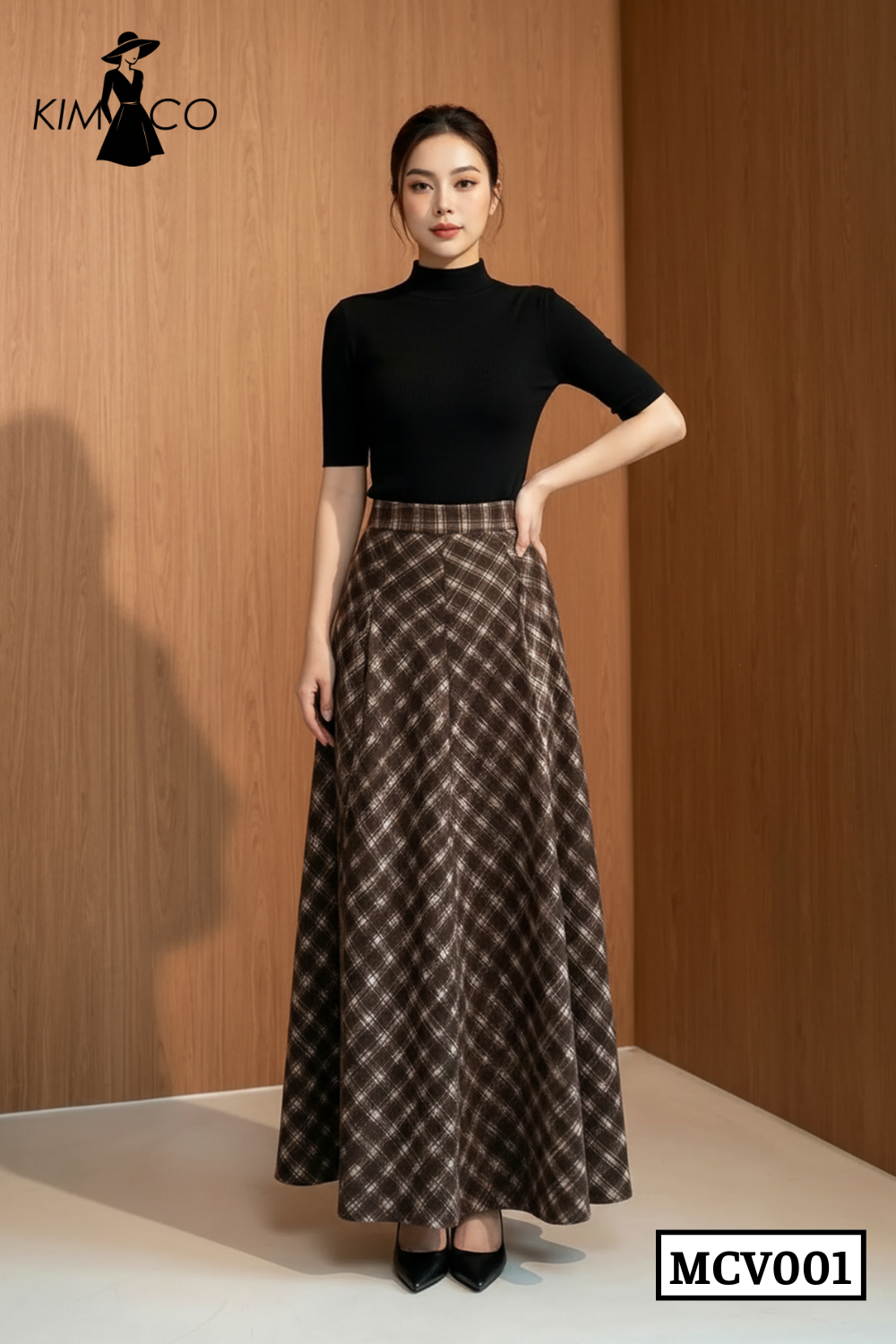 Chân Váy Kẻ Urban Trendy - MCV001