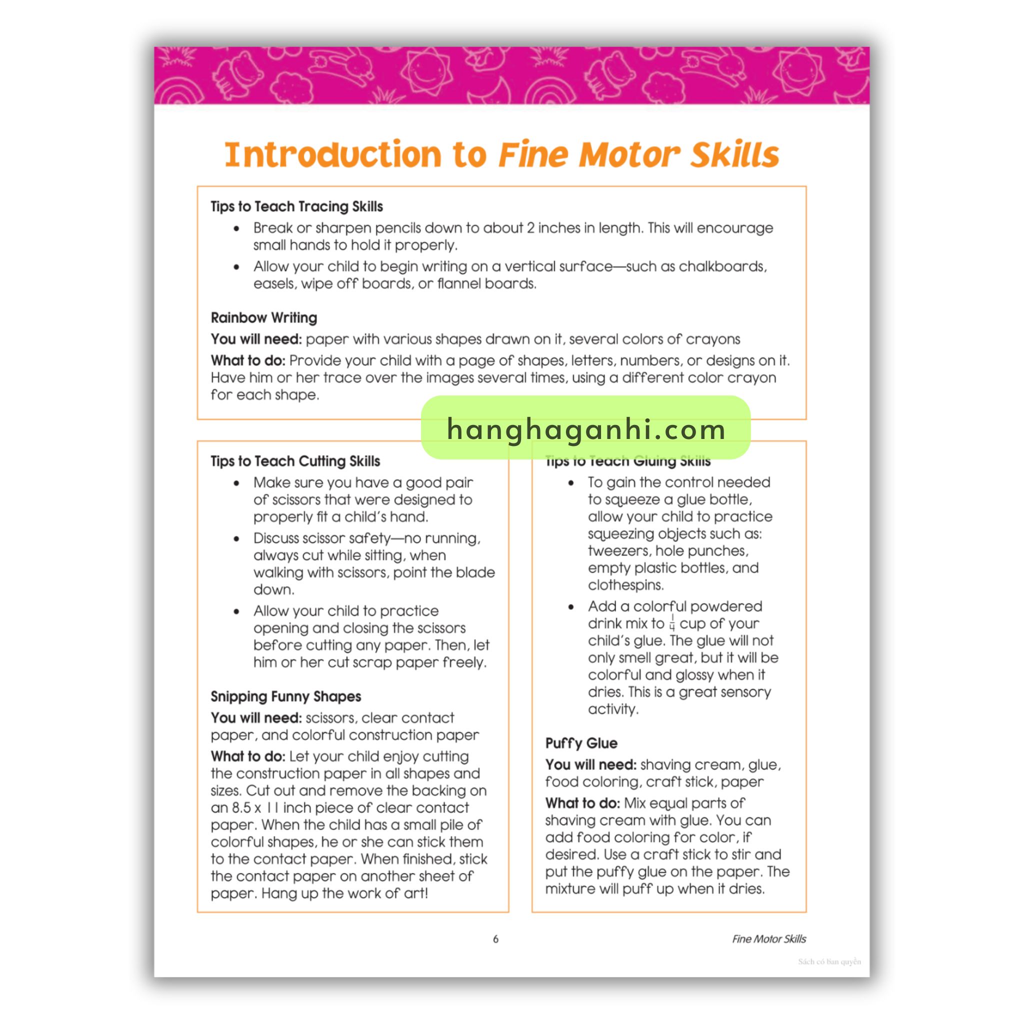 Spectrum 3+ Fine Motor Skills Basic Beginnings, sách Mỹ cho bé_thumbnail_4