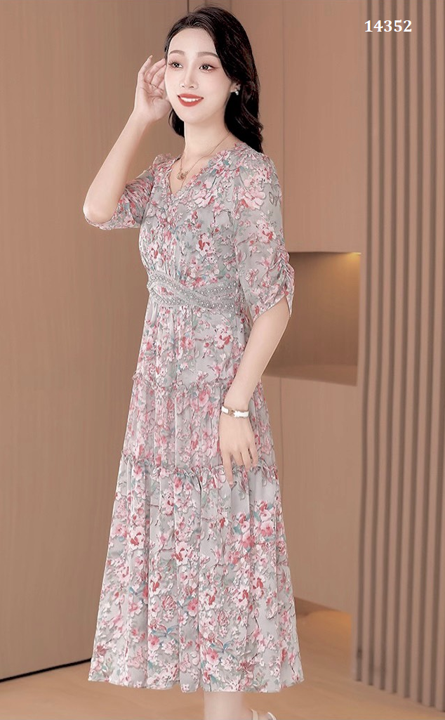 14352-Đầm maxi voan tầng eo đính ngọc trai (voan + lót thun )_thumbnail_3