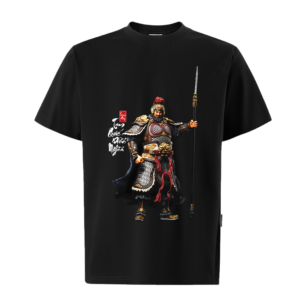 Áo phông nam tam quốc diễn nghĩa nhiều màu nhiều màu ATD1485 Miucho Iconic vải cotton in artwork_thumbnail_21