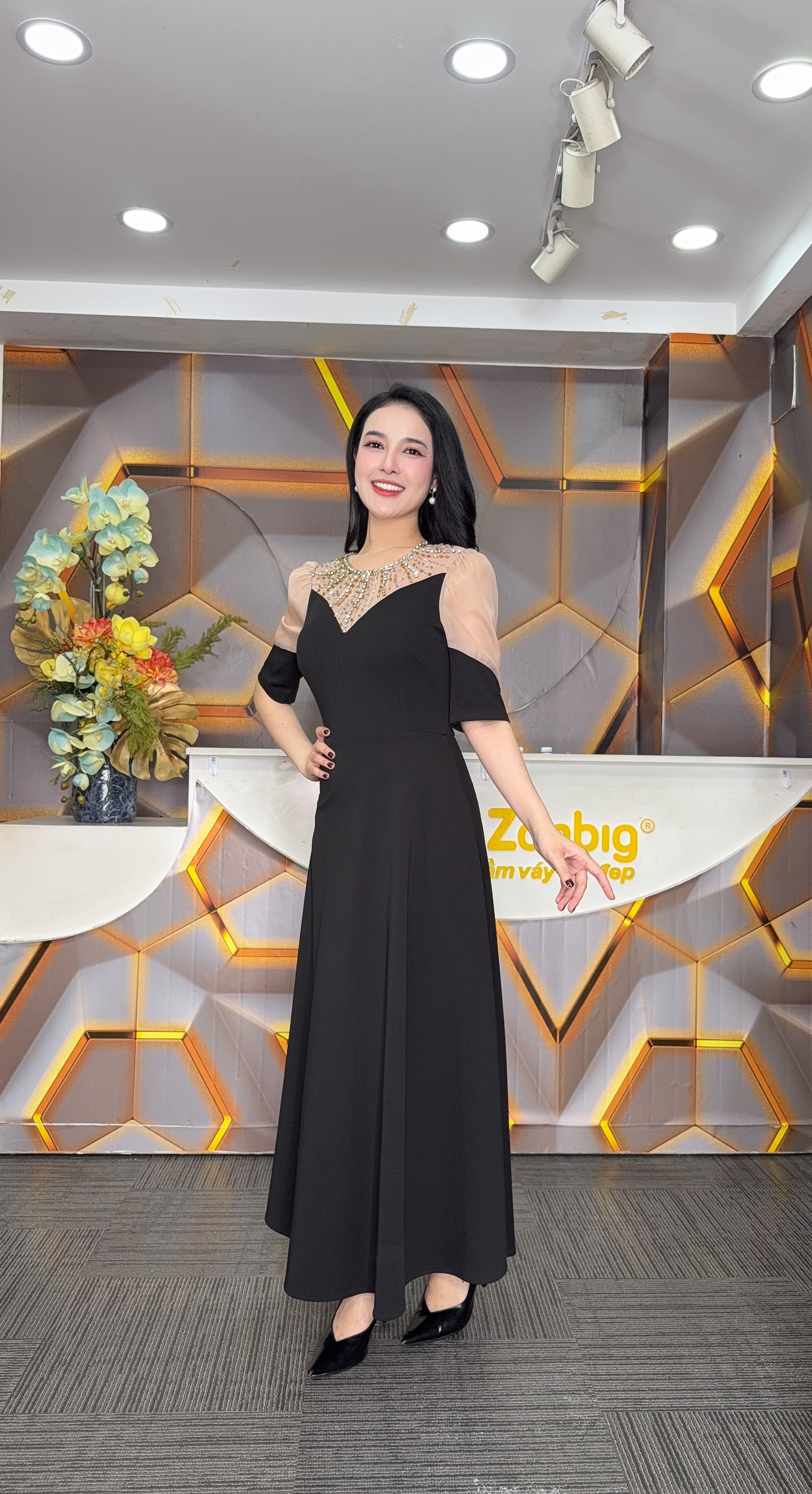 Đầm xòe - Y1853 - Thương hiệu Zonbig_thumbnail_8