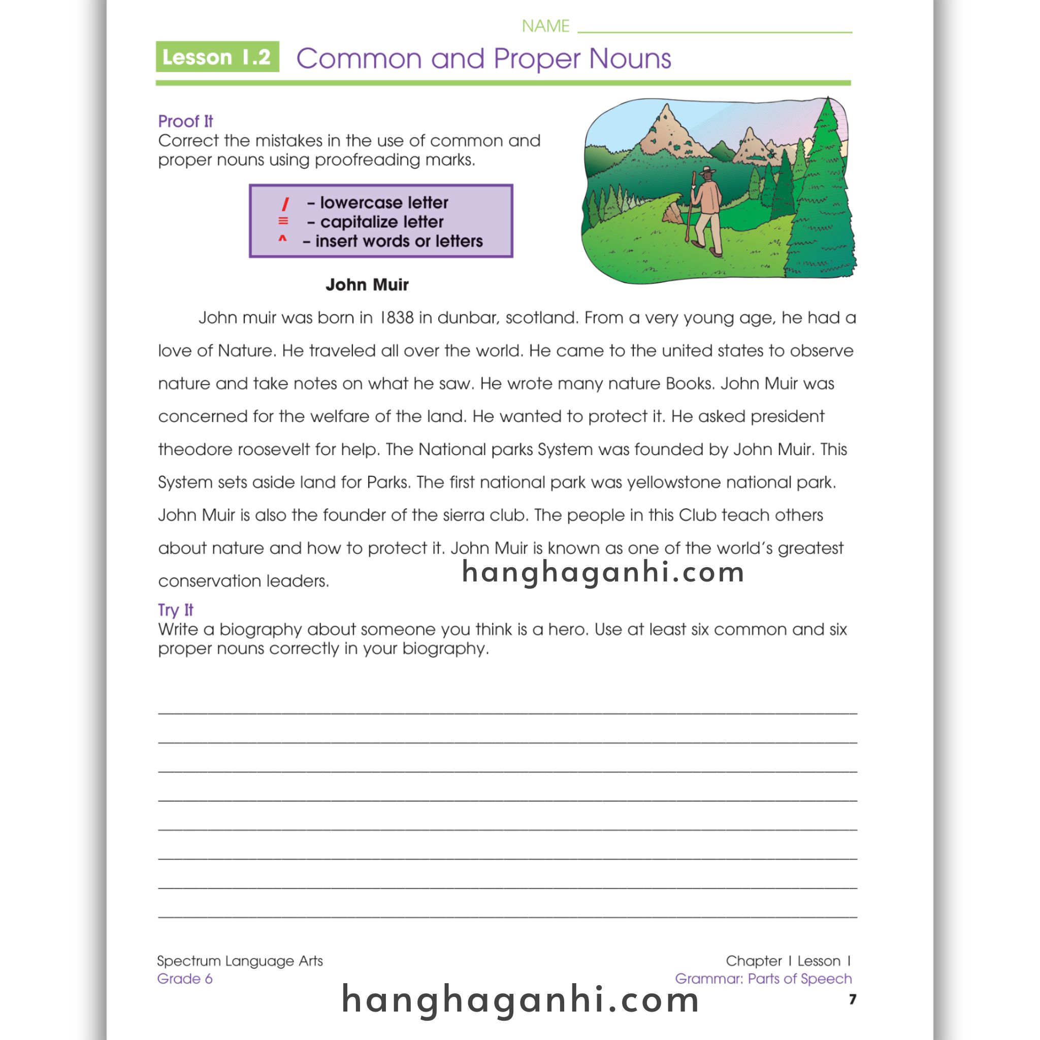 Sách Spectrum Language Arts Workbook Grade 6_thumbnail_6
