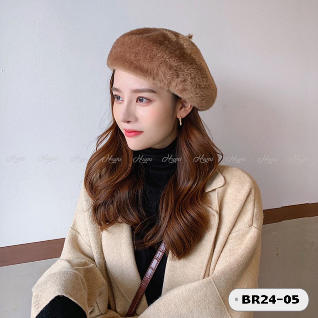 MŨ NỒI LÔNG (BR24-05 Nâu)