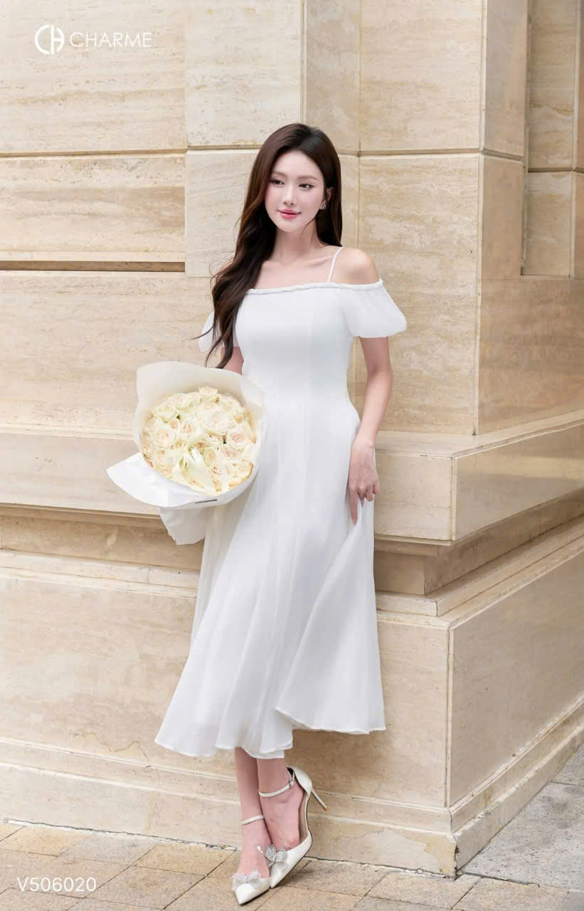 Váy 2 dây trễ vai tùng xòe_thumbnail_4