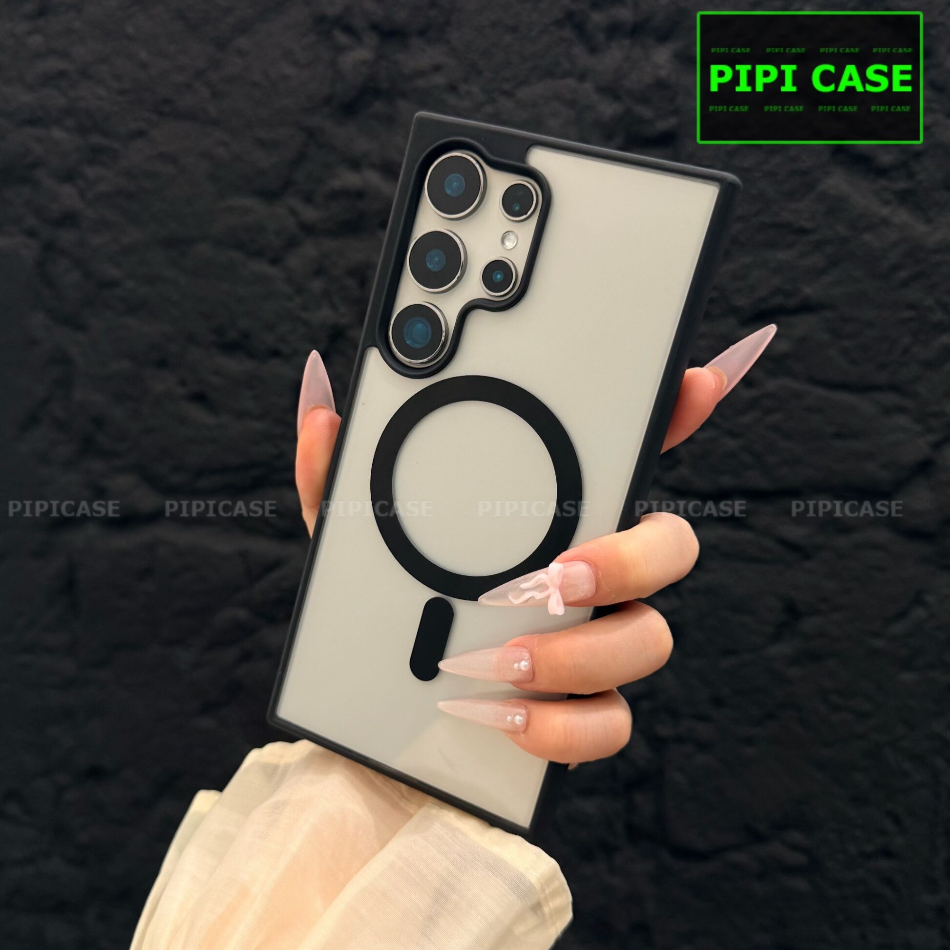Ốp Lưng Samsung S25 Ultra 5G - Chic - Đen