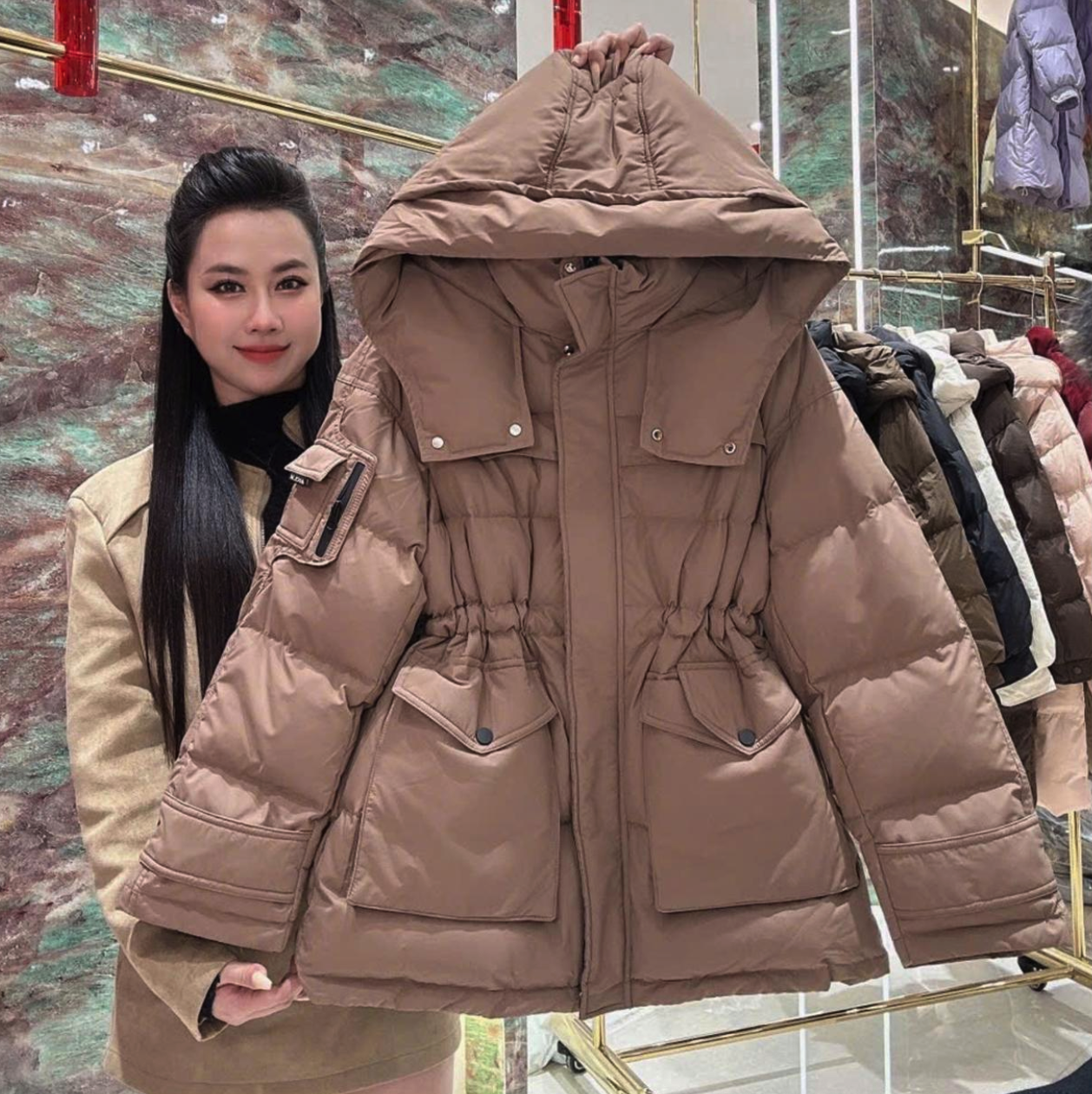 Áo phoa rút eo - A9