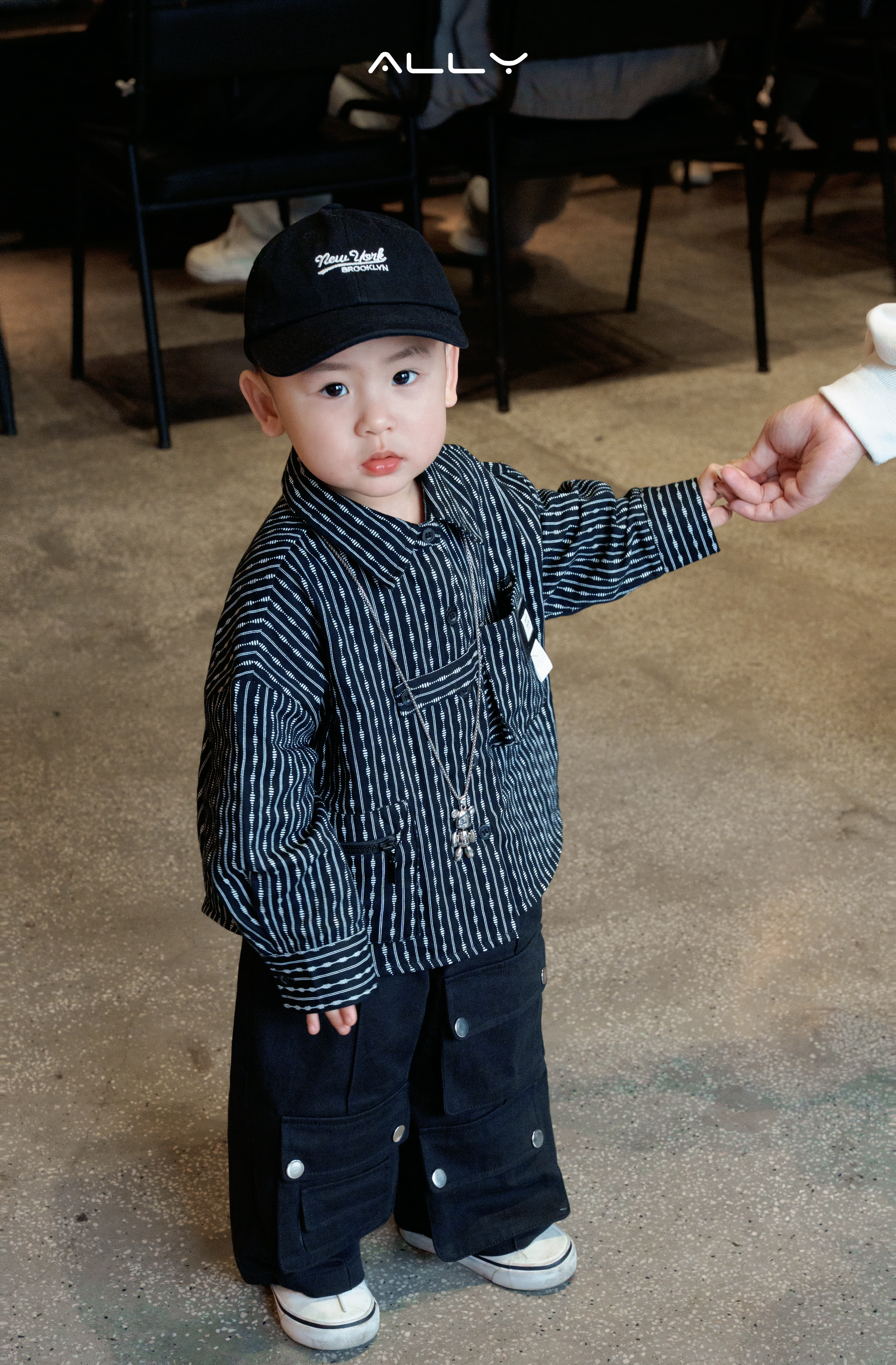 Áo sơ mi đen kẻ sọc hàn quốc_thumbnail_3