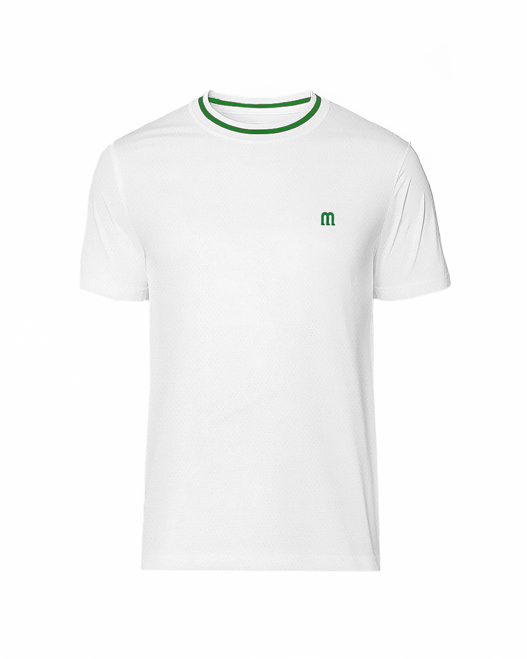 Áo thun thể thao nam chơi Pickleball/Tennis Green Line Manesti