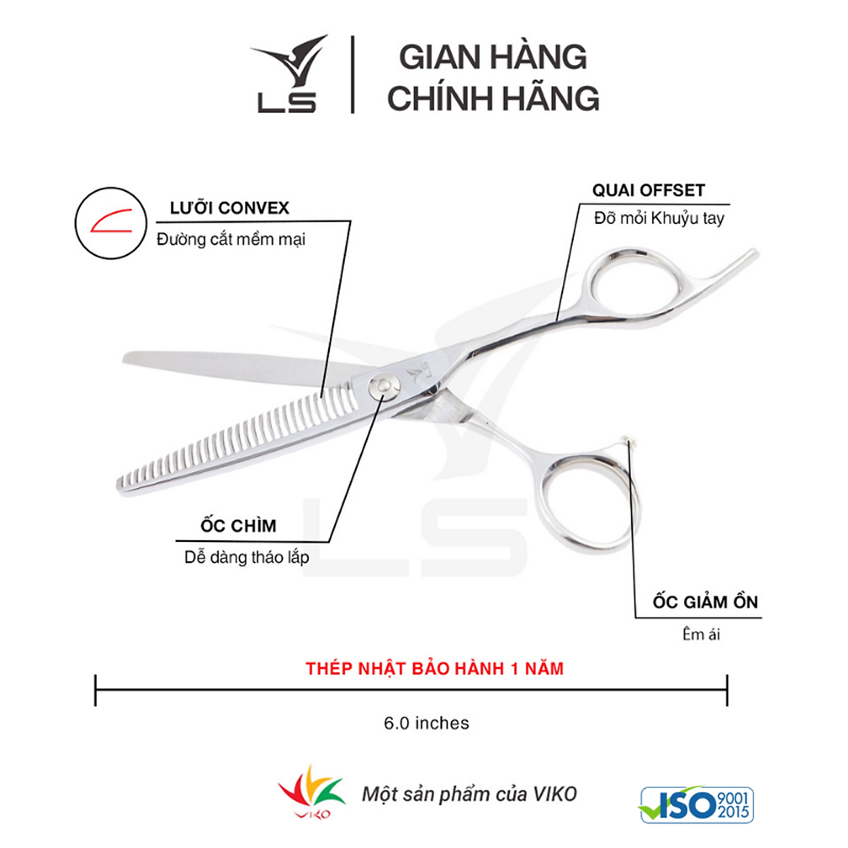 Kéo tỉa răng cong Viko  JT3230 - bảo hành 1 năm_thumbnail_8