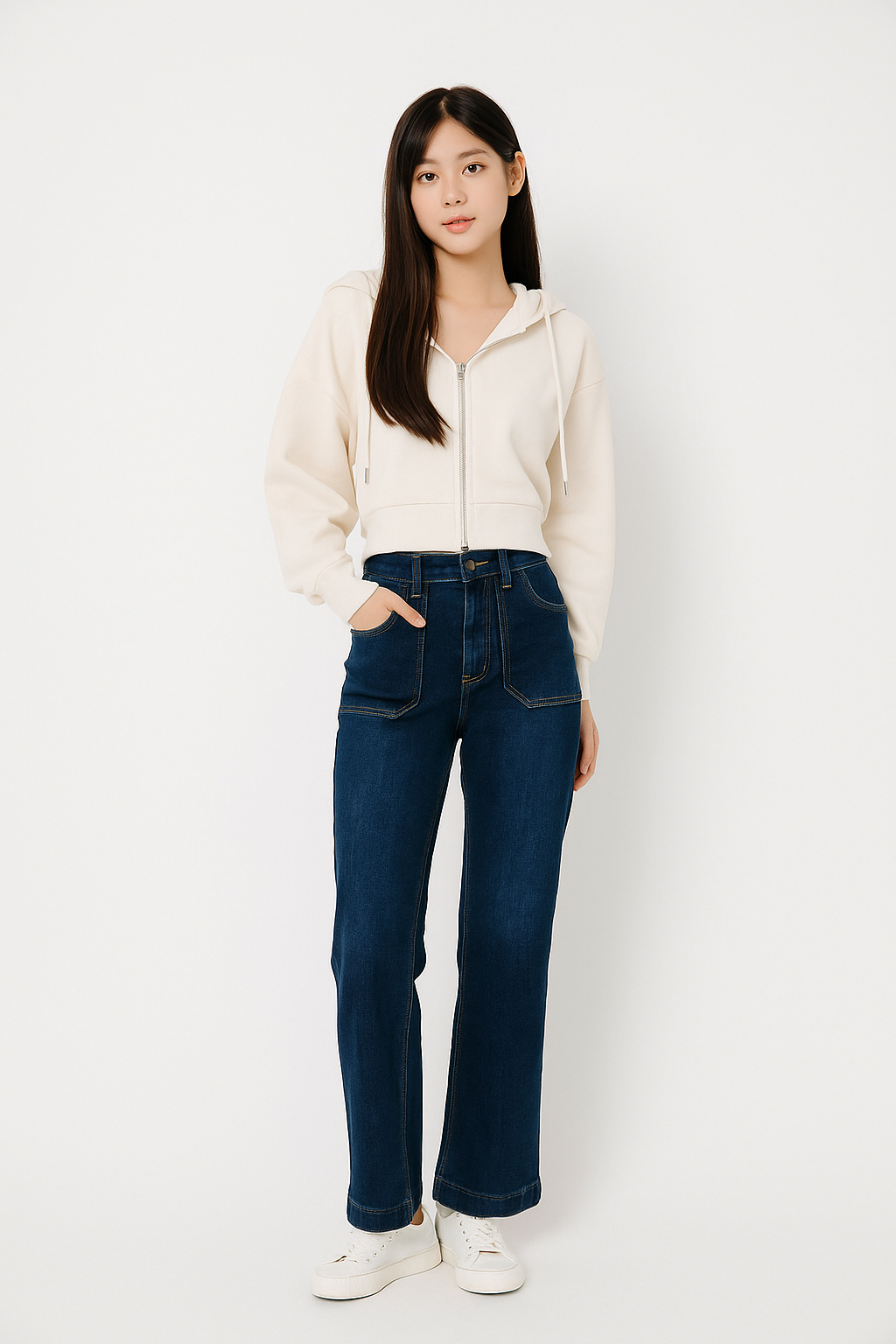 QJ618 Quần jeans ống loe_thumbnail_1