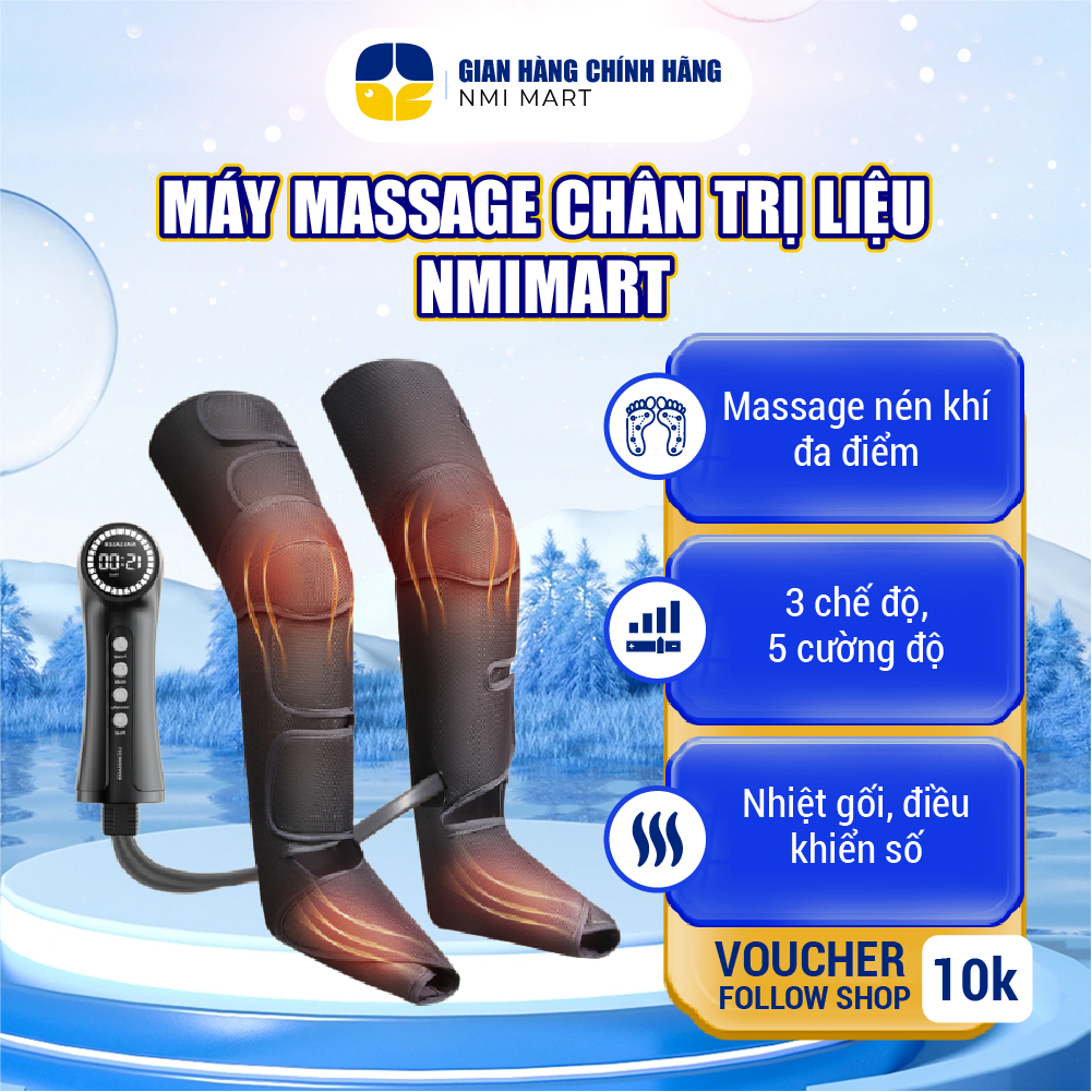 Máy Massage Chân NMIMART Khí Nén Trị Liệu Giãn Tĩnh Mạch - MSC03