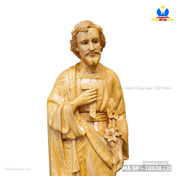 Bộ bàn thờ gỗ Pơmu Lộ Đức tượng 50cm mẫu 01_thumbnail_2