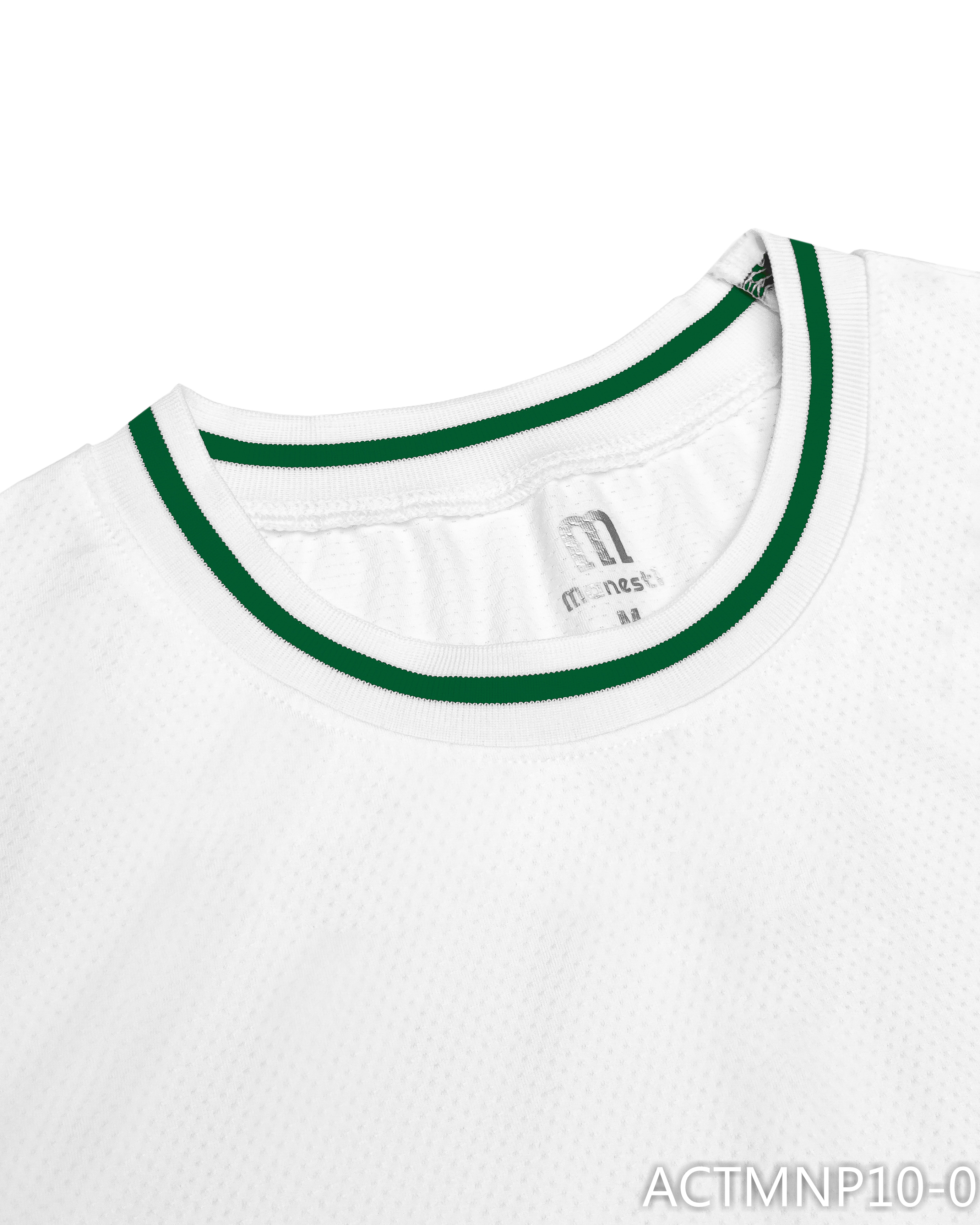 Áo thun thể thao nam chơi Pickleball/Tennis Green Line Manesti_thumbnail_4