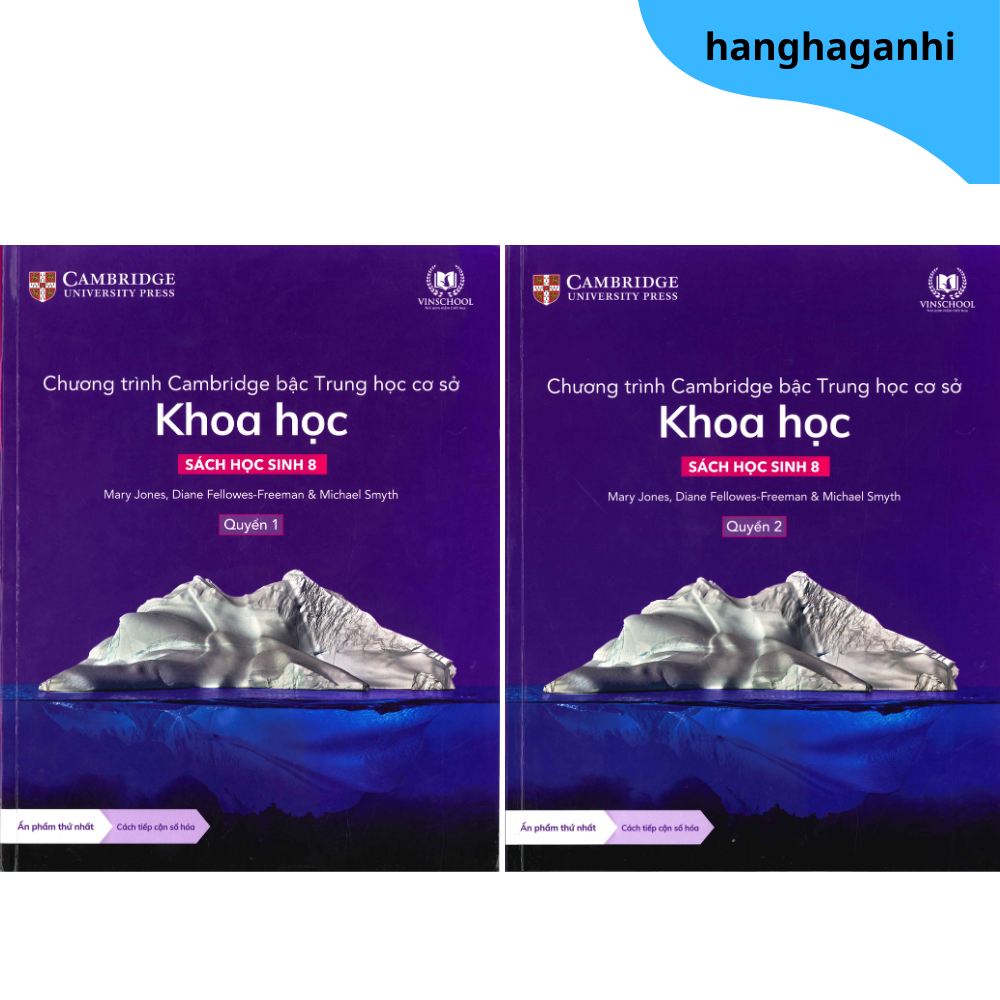 Cambridge Song ngữ bậc Trung học – KHOA HỌC – Sách Học Sinh 8 – Quyển 1 &2