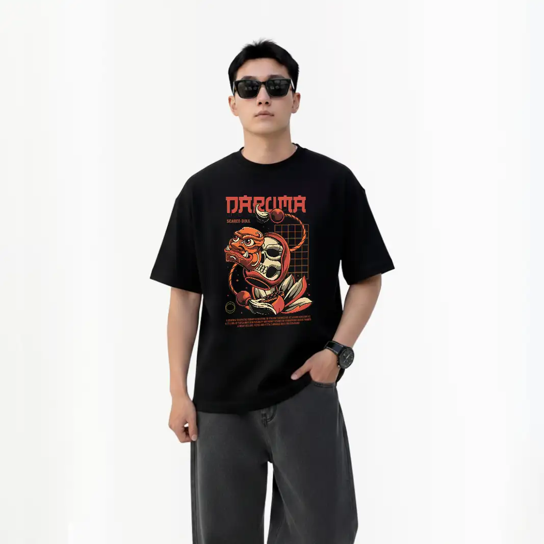 Áo thun nam form rộng họa tiết cổ điển TeePrint 3216_thumbnail_4