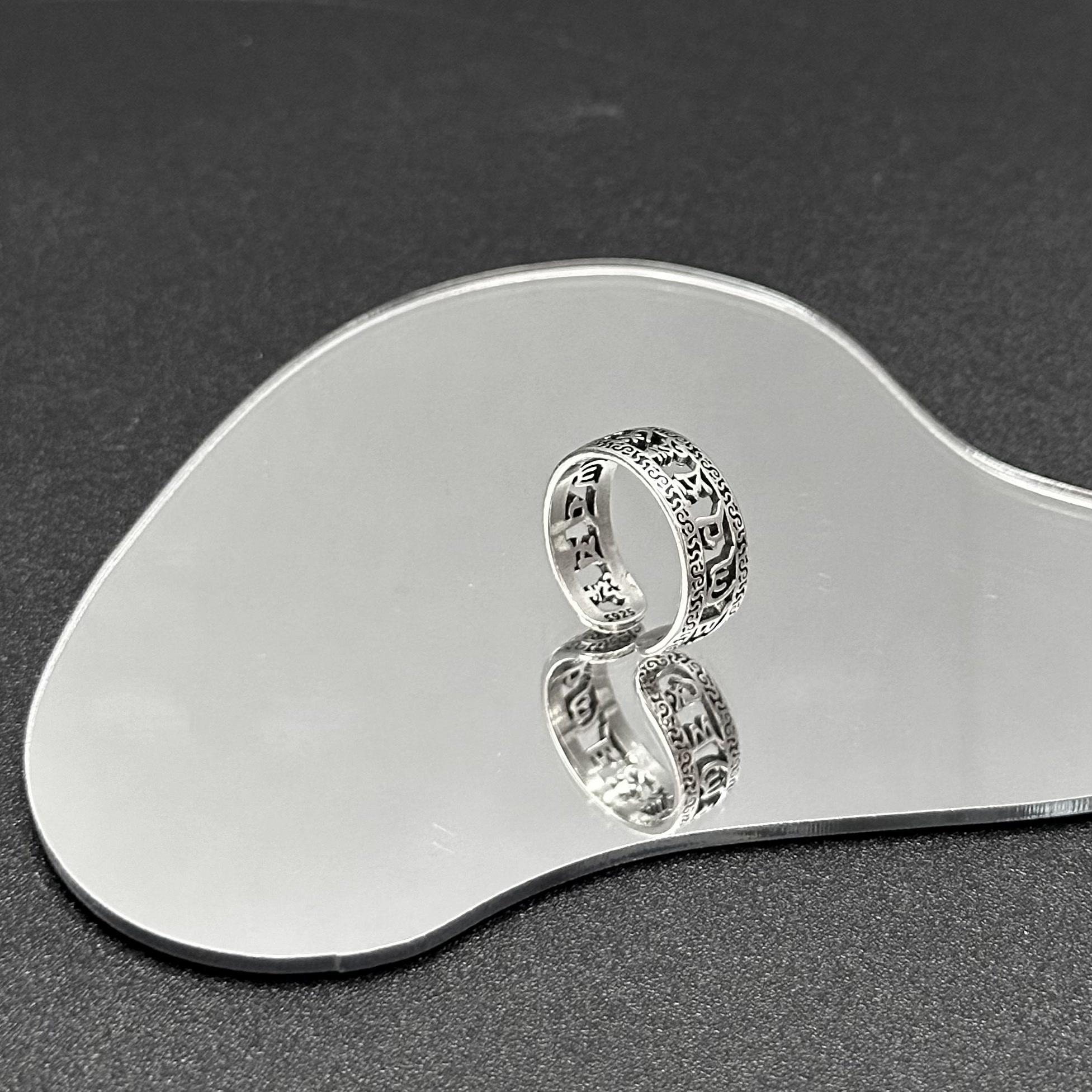 Nhẫn Khắc 6 chữ Phạn