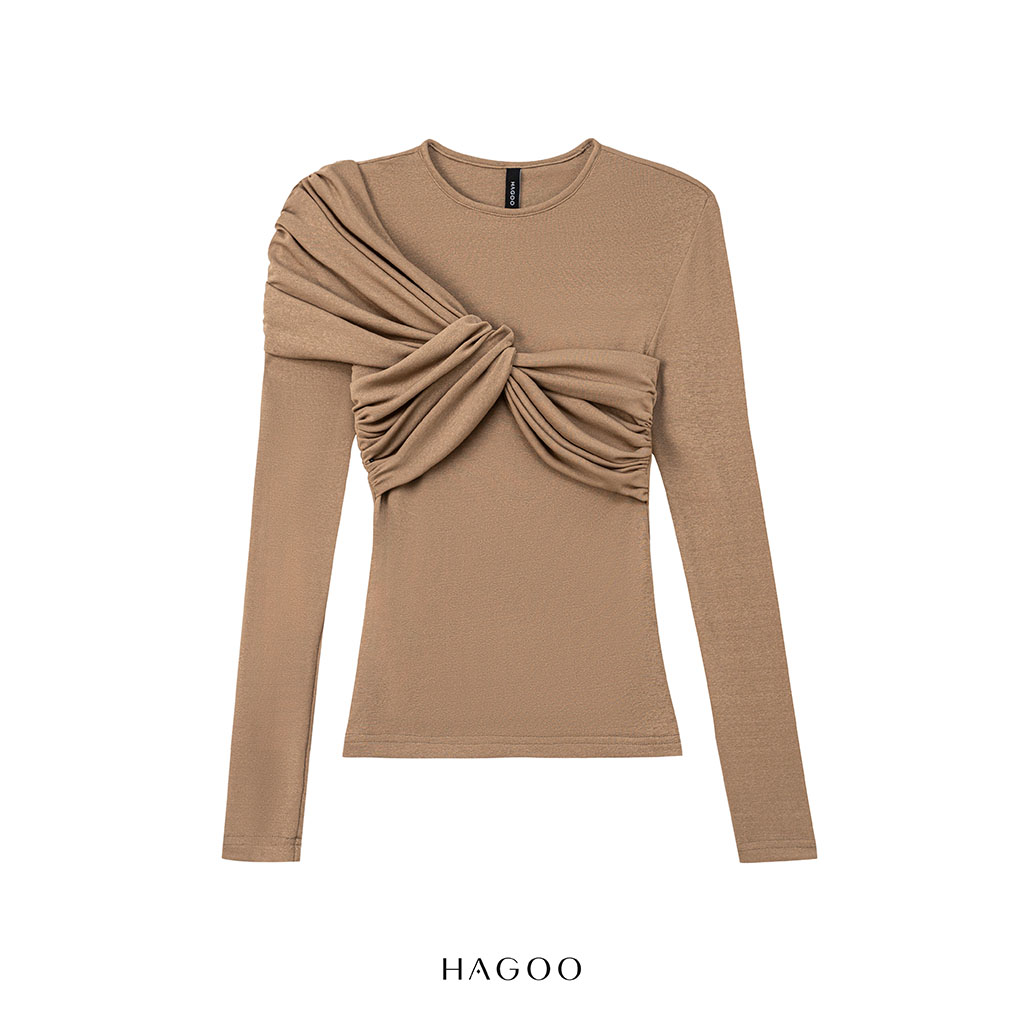 Áo thun xếp nếp nhún HAGOO_thumbnail_11