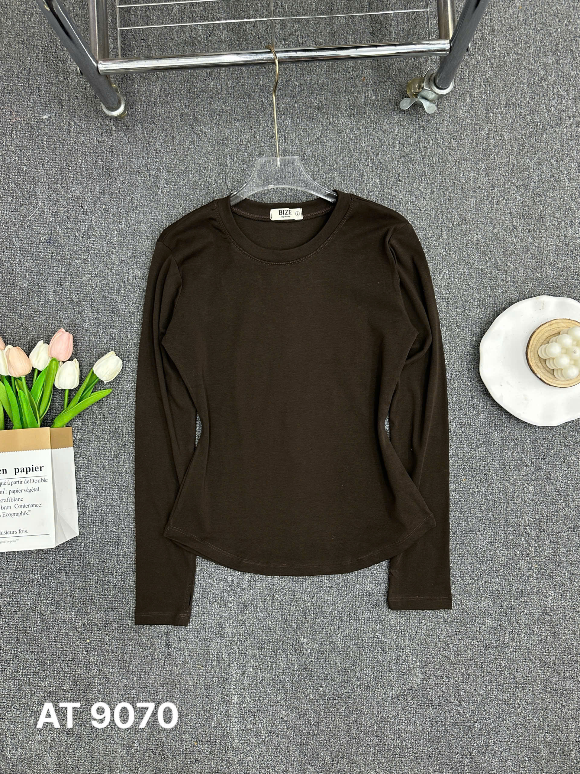 BIGIZE- Áo thun tay dài cổ tròn T-AT9070_thumbnail_8