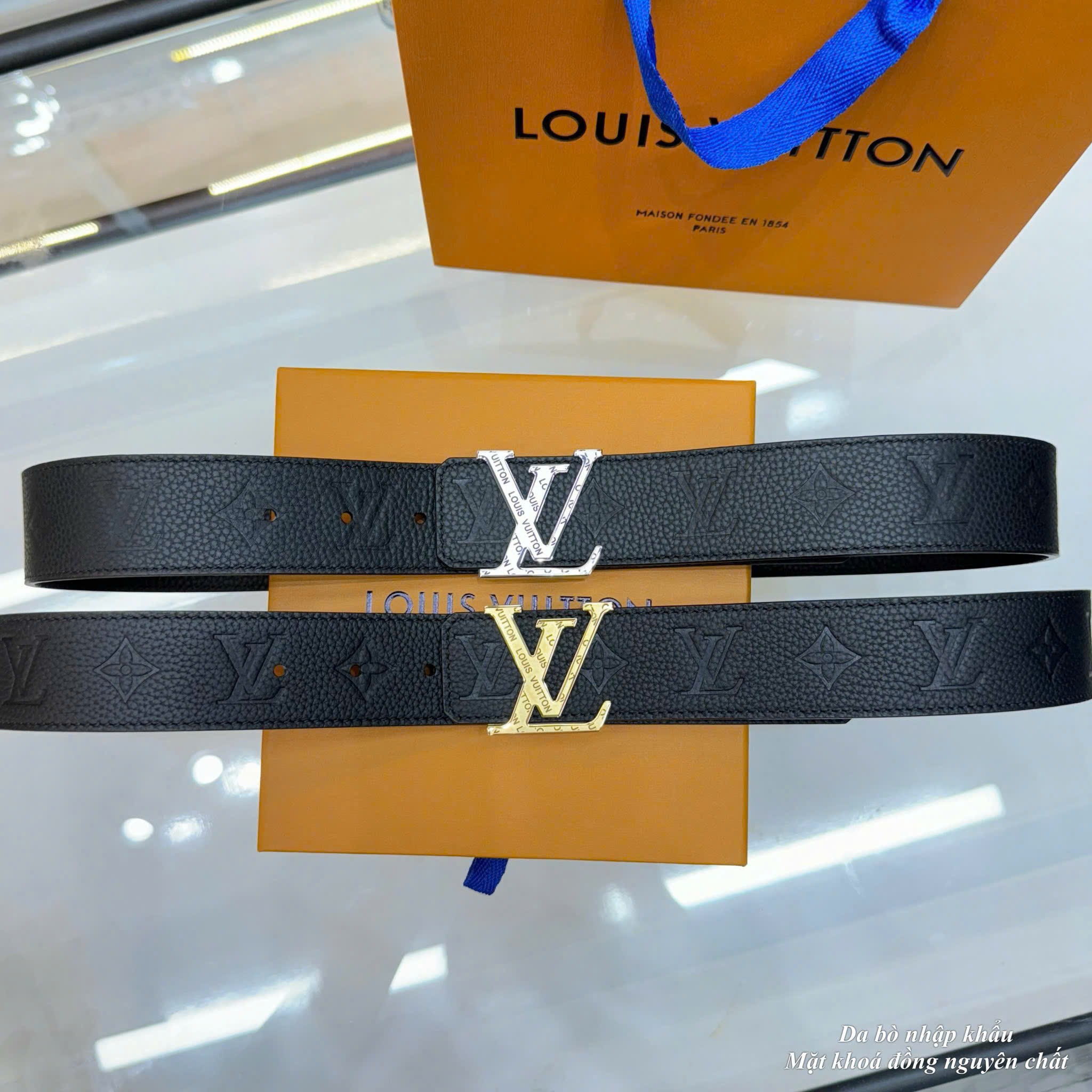 Dây lưng LV Initiales 40mm Reversible Belt_thumbnail_2