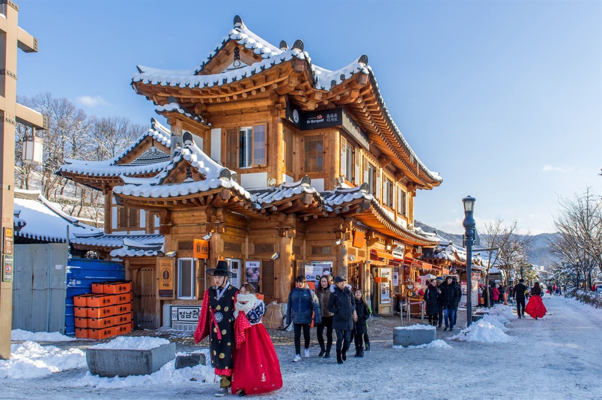 Tour du lịch Hàn Quốc | Hà Nội - Seoul - Trượt tuyết Elysian - Lotte World 5 ngày 4 đêm_thumbnail_1