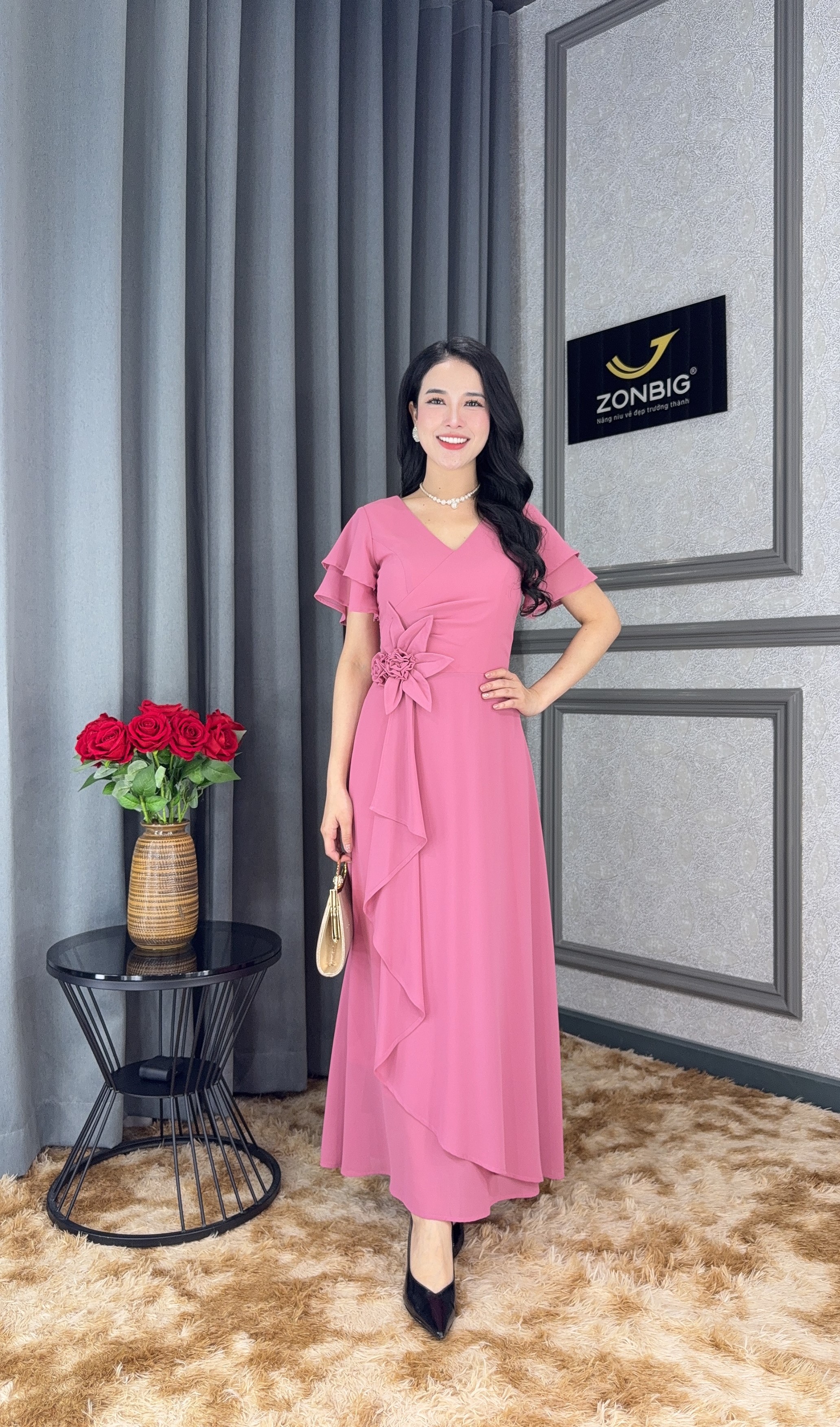 Đầm xòe - Y2079 - Thương hiệu Zonbig_thumbnail_4