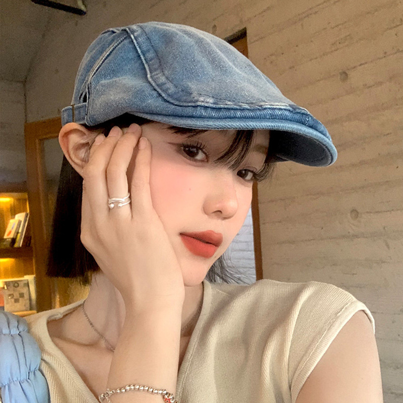 Mũ beret vải bò jeans trẻ trung, cá tính HZ2524_thumbnail_11