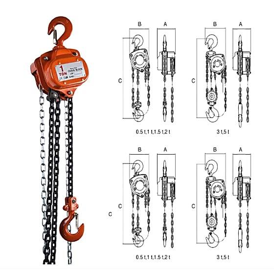 palang xích kéo tay an phát