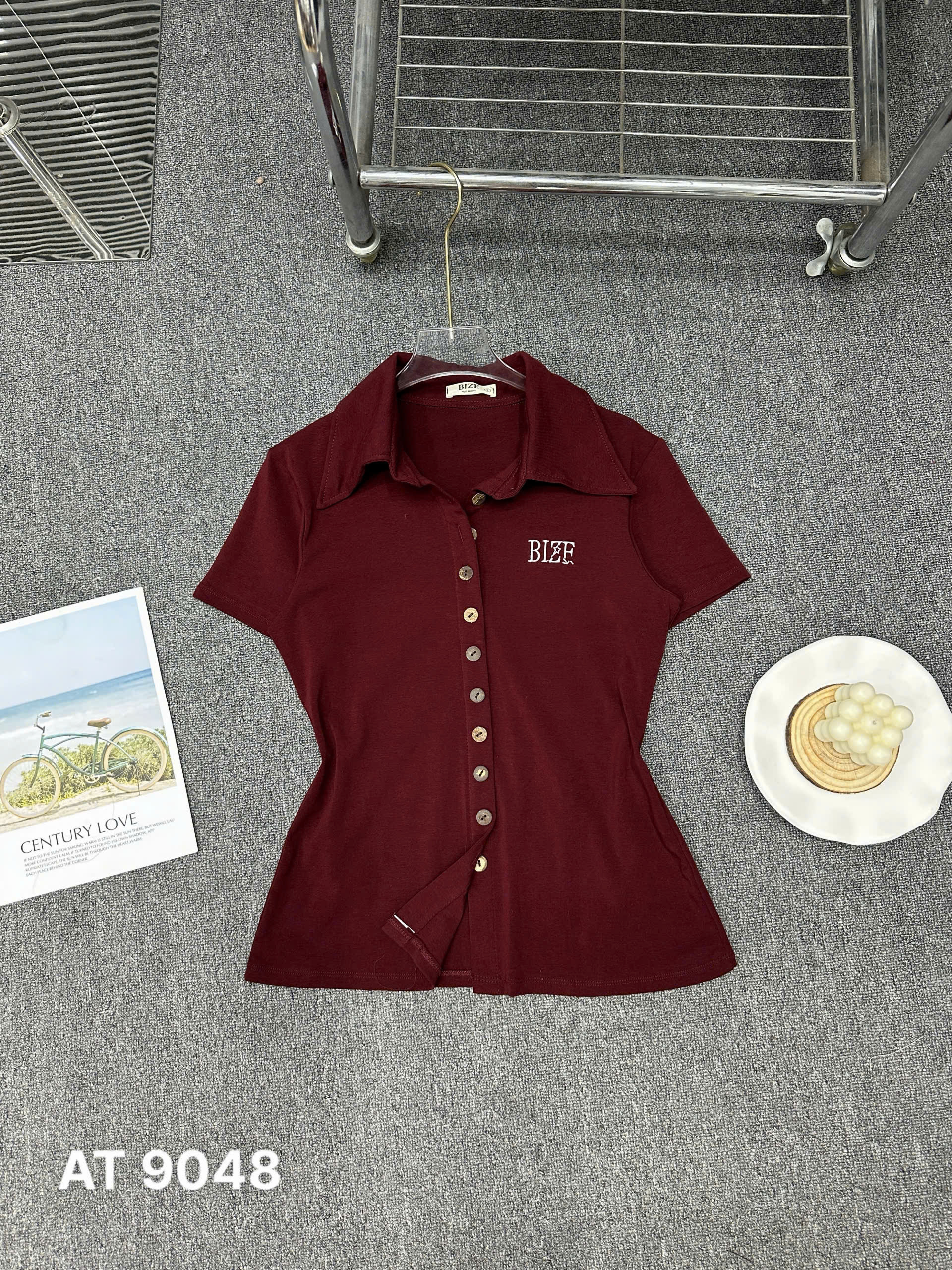 Áo thun kiểu phối nút gỗ bigsize AT9048 dành cho nàng béo mập từ 55-90kg_thumbnail_10