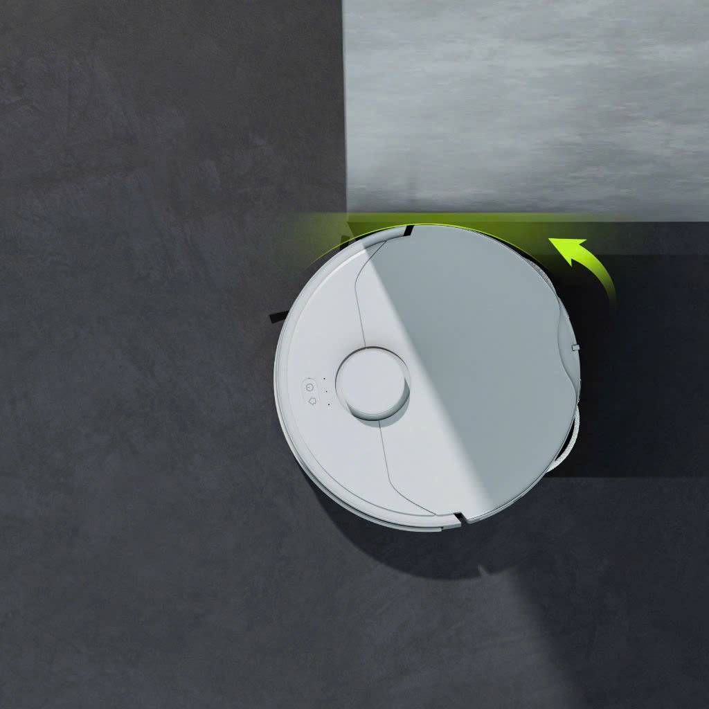 Robot Tự Động Giặt Giẻ Lau Của Đức Hubert HB-S79 AI Camera Lau Nhà Hút Bụi, diệt khuẩn_thumbnail_5