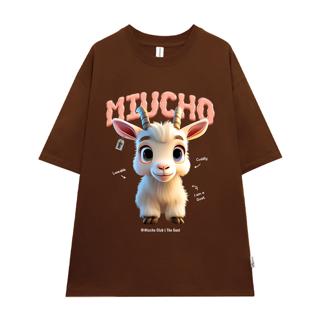 Áo thun form rộng 12 con giáp tuổi Mùi ATD1239 Miucho tay ngắn cổ tròn in mix_thumbnail_6