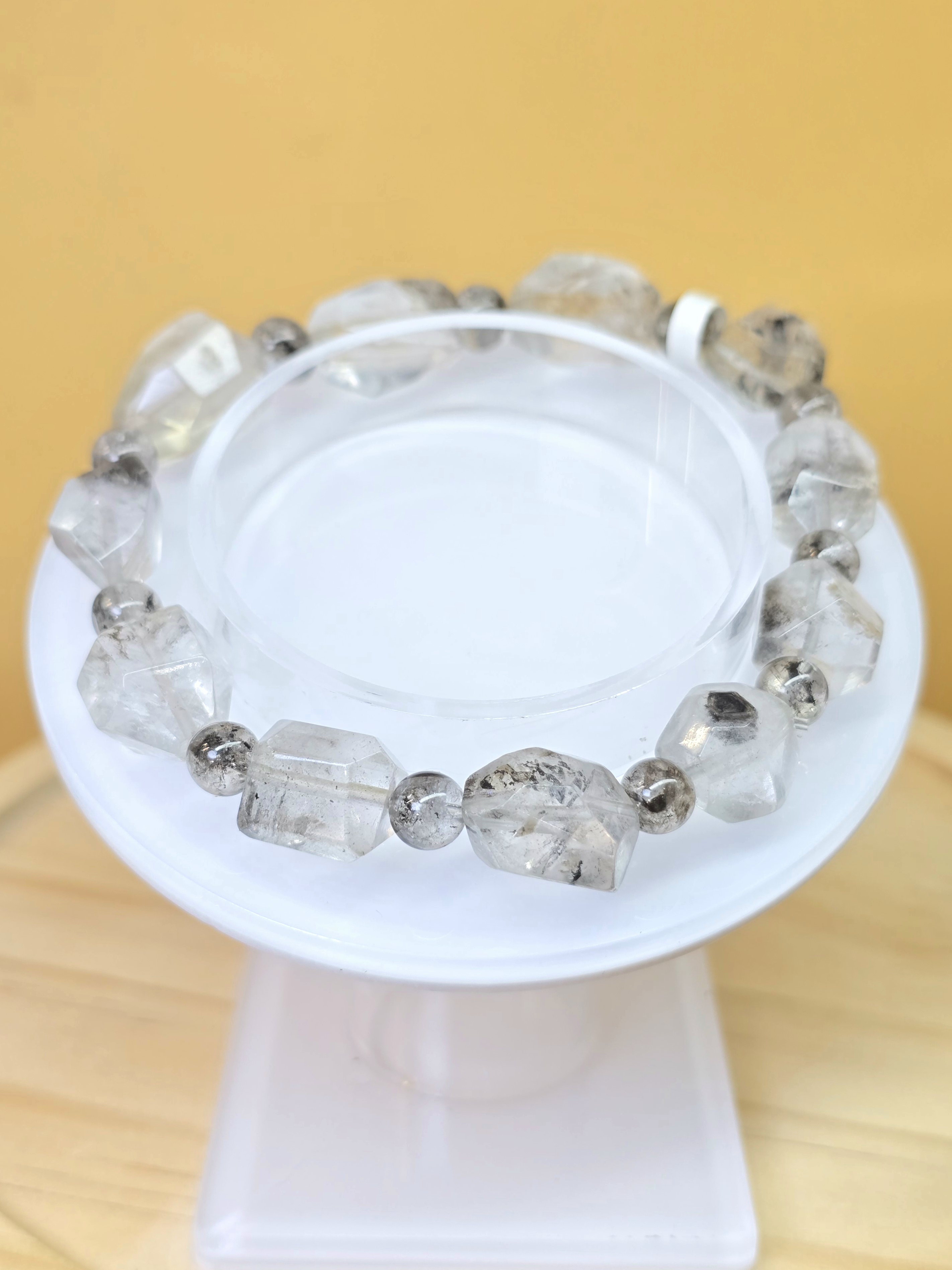 Vòng Tay Thạch Anh 2 Đầu (Double-Terminated Quartz) Xuất Xứ Pakistan_thumbnail_2