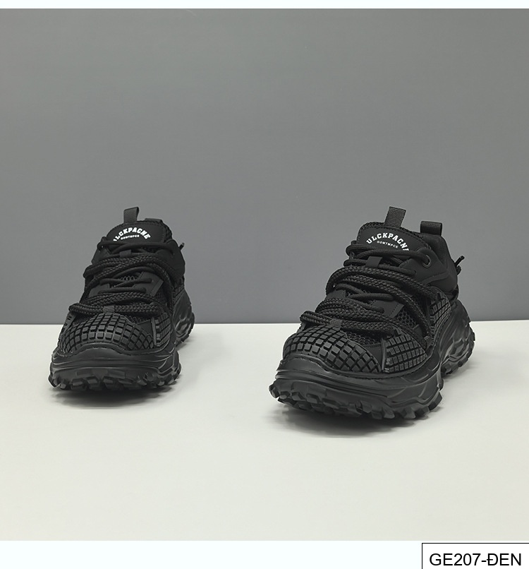 GE207 - Giày nam đế dày thoáng khí tăng chiều cao đa năng hợp thời trang phong cách Châu Âu nam bố giày thoáng khí giày thường_thumbnail_16