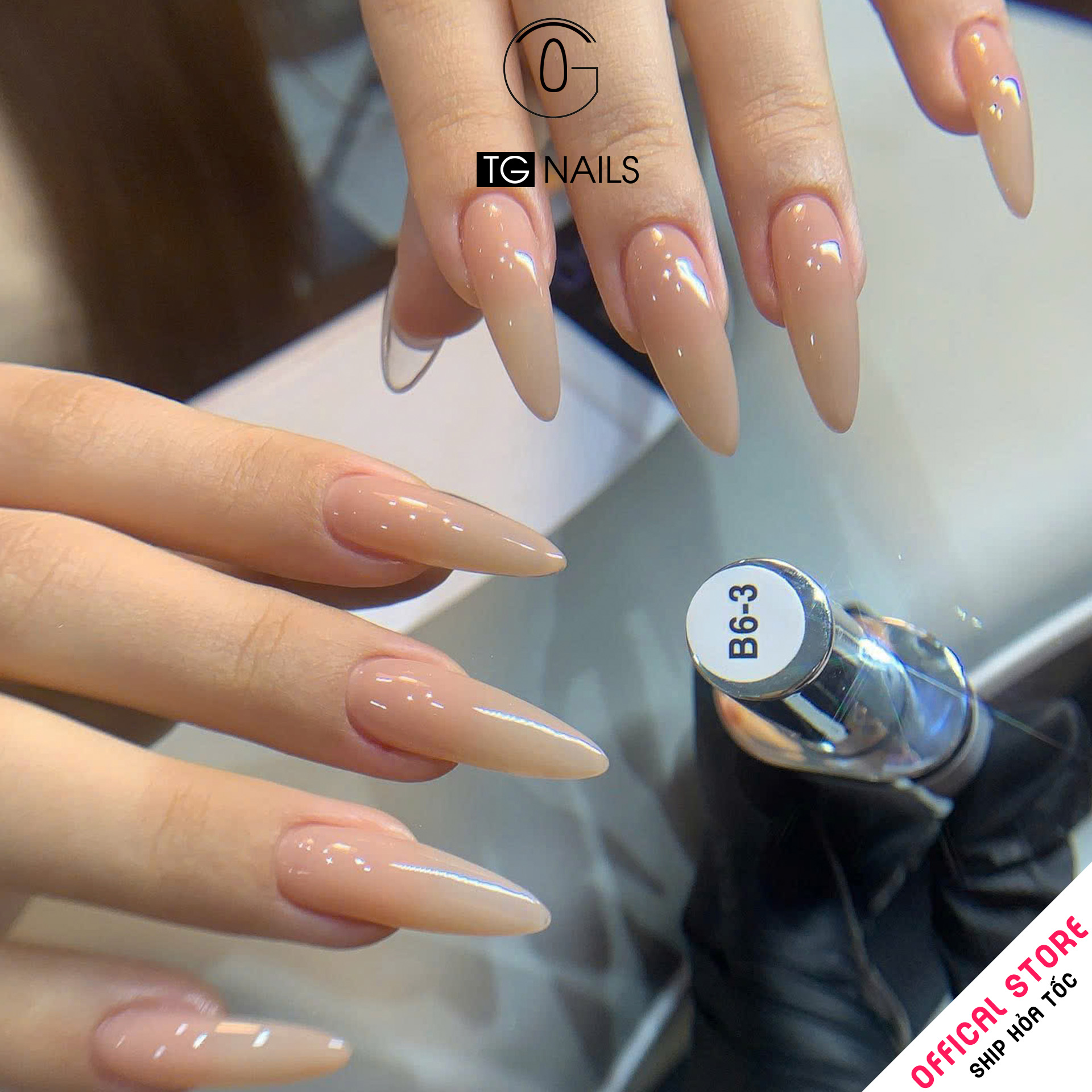 Sơn móng gel TG. Dung tích: 15ml/ lọ. Nhãn hàng TG nai - Com Bo 8 Màu Thạch Đục_thumbnail_7